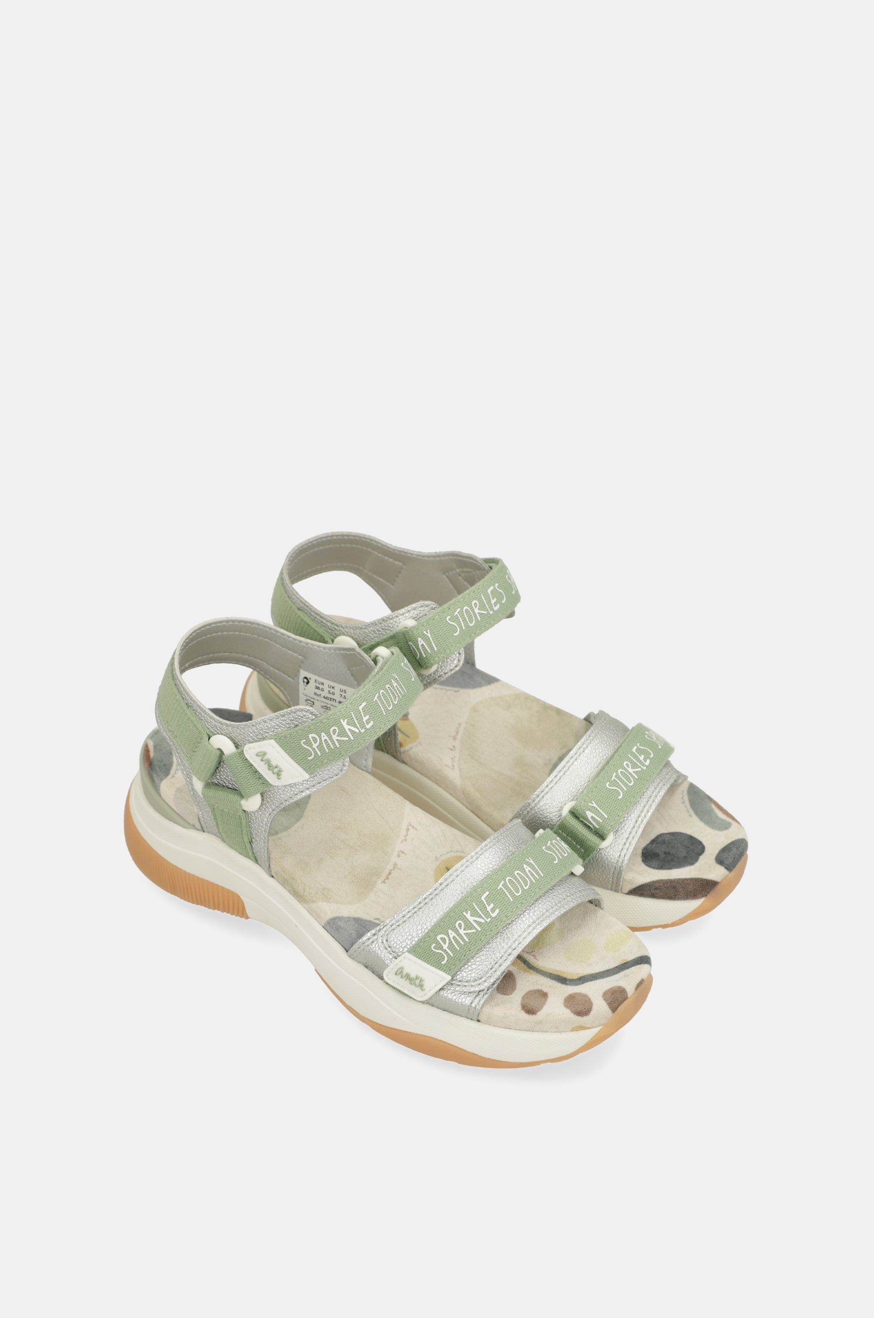 Sandalias deportivas verde