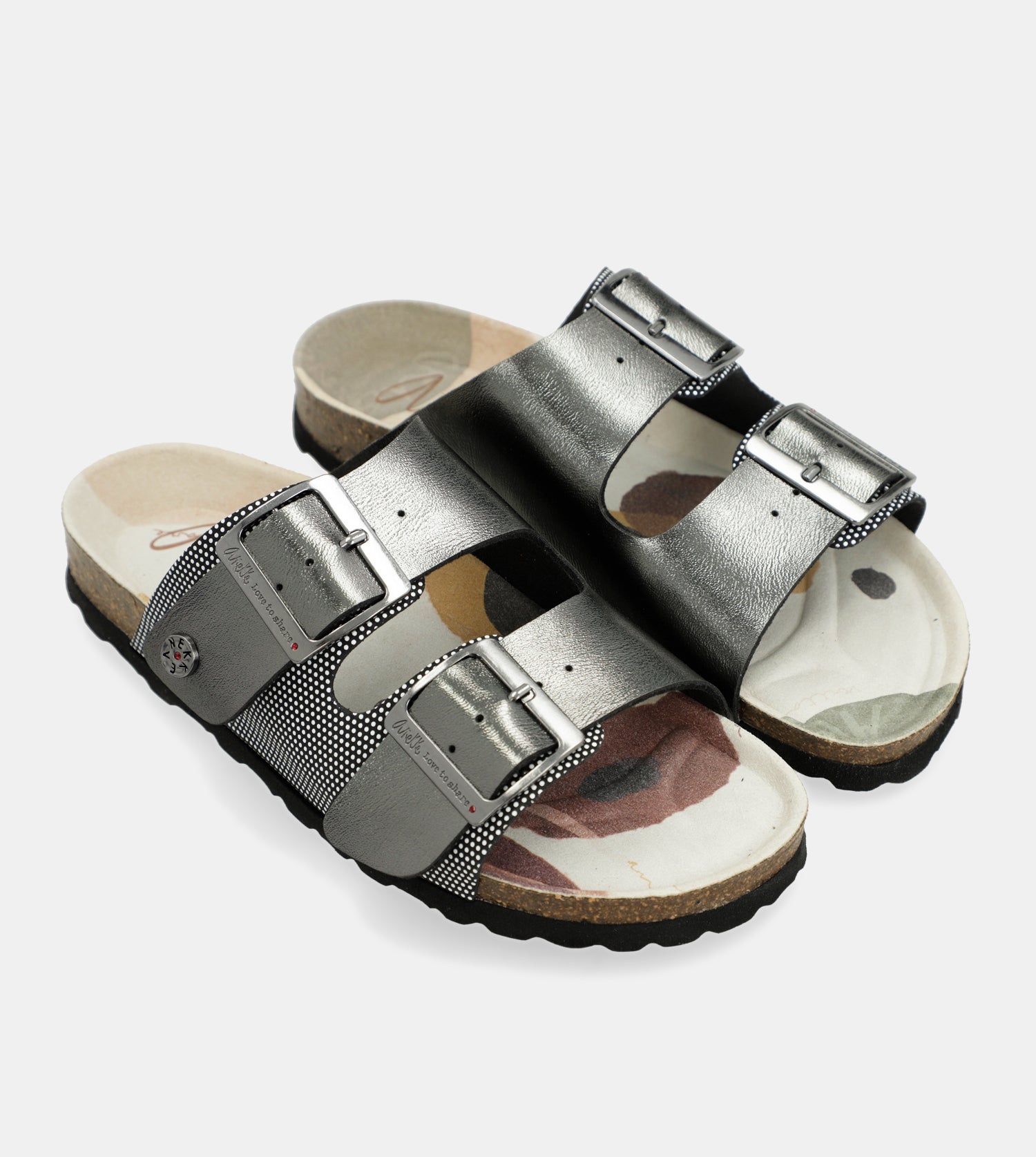 Sandalias bio negras Lunares