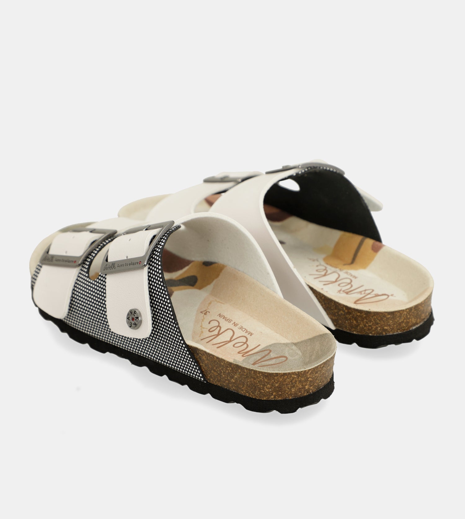 Sandalias bio blancas Lunares
