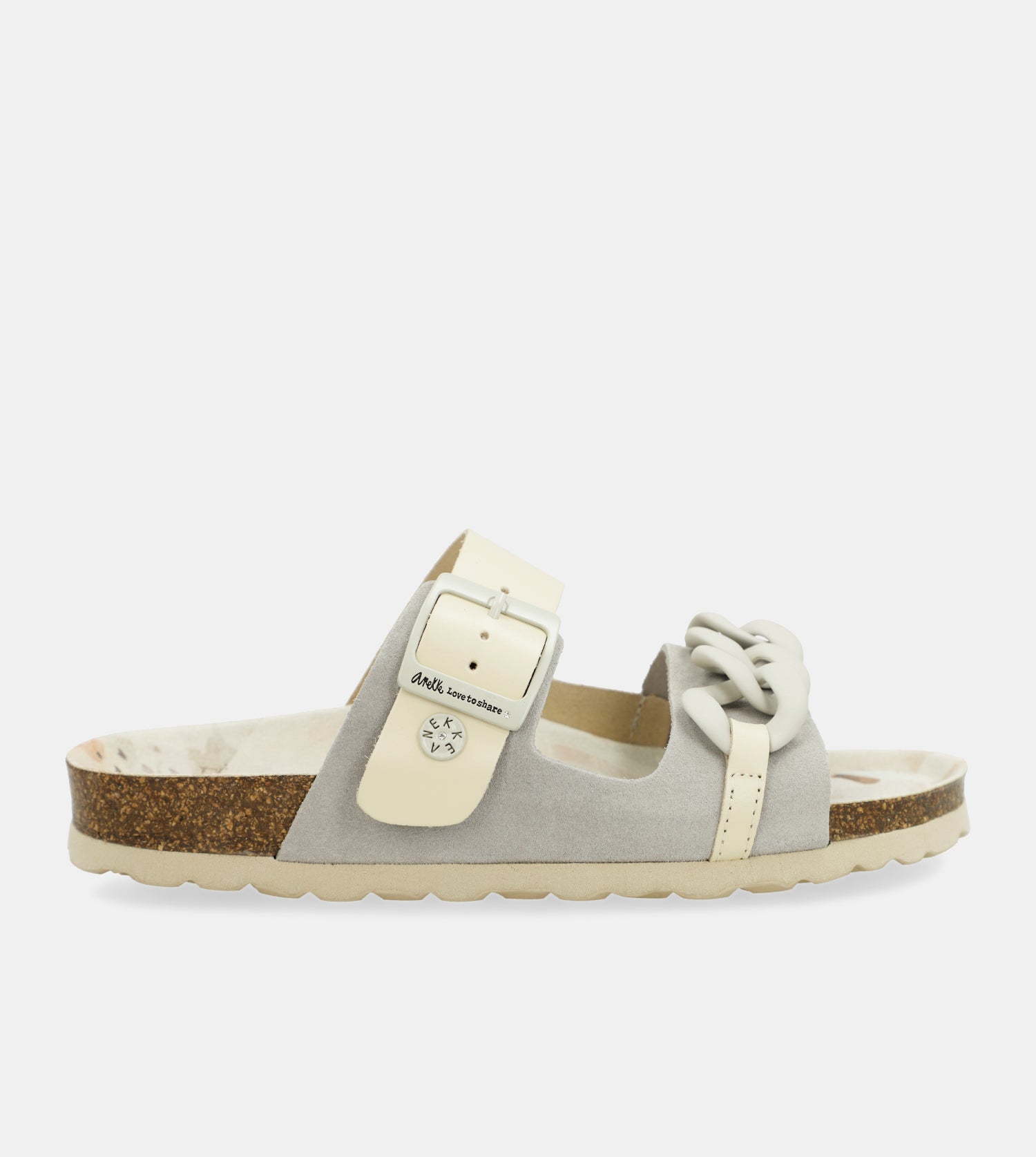 Sandalias bio eslabones gris