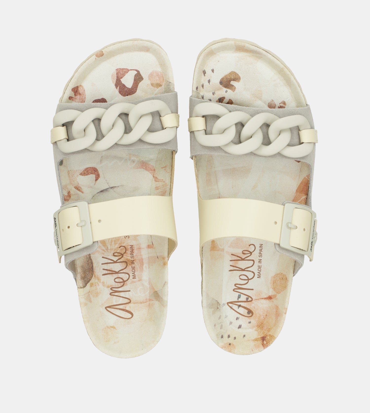 Sandalias bio eslabones gris