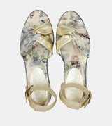 Sandalias de cuña azul Memories