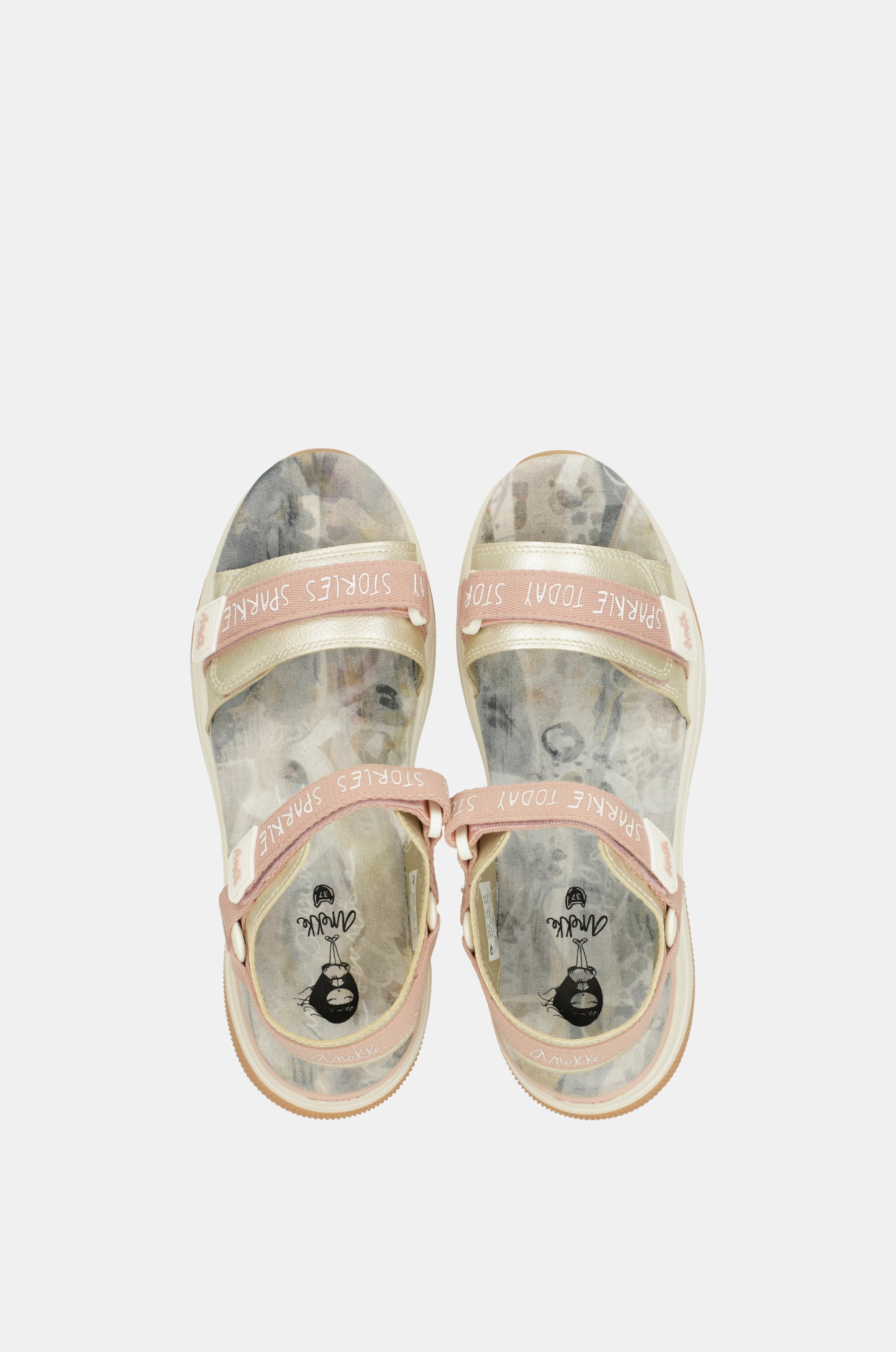 Sandalias deportivas rosa