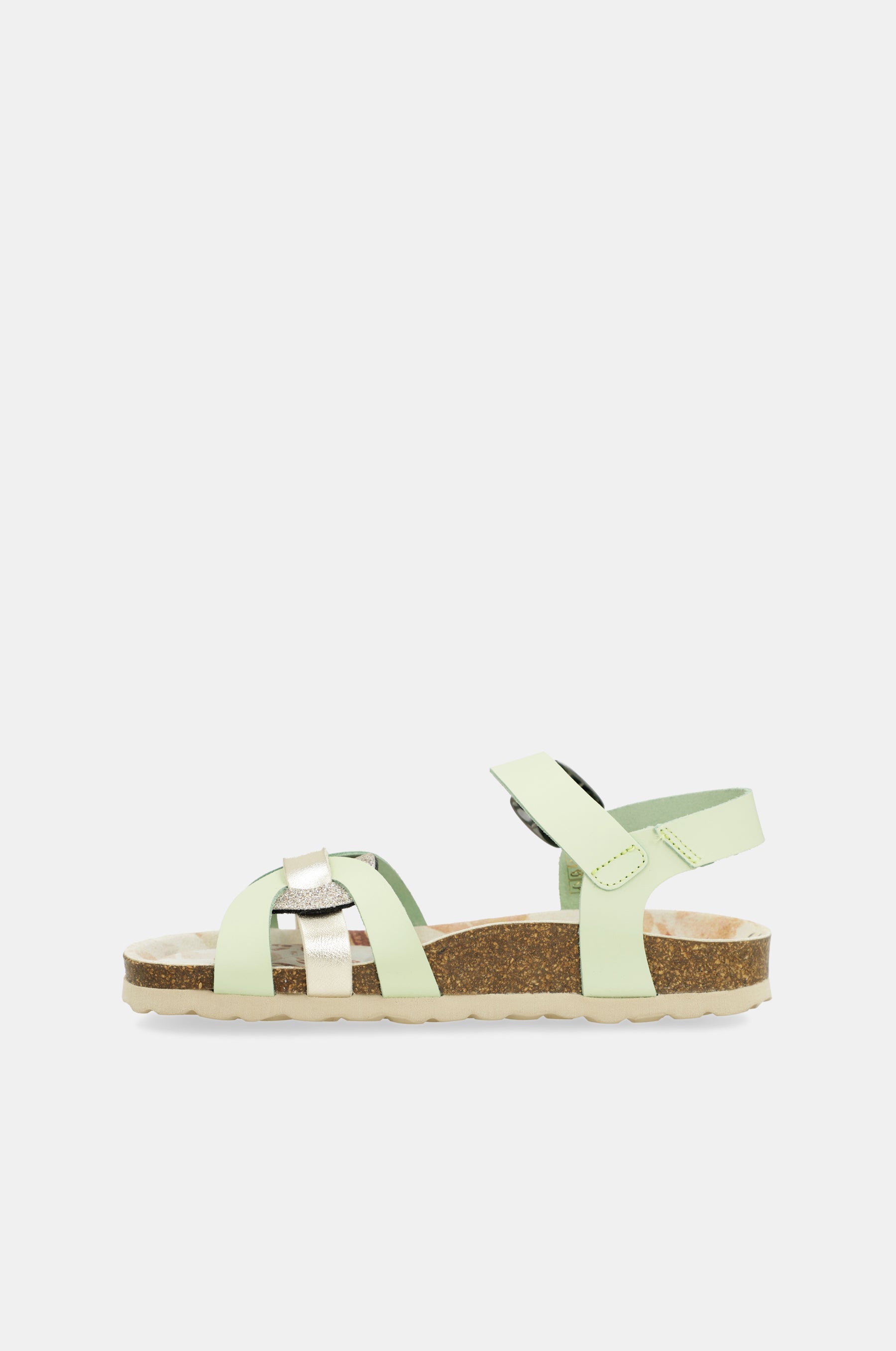 Sandalias tiras verde Memories