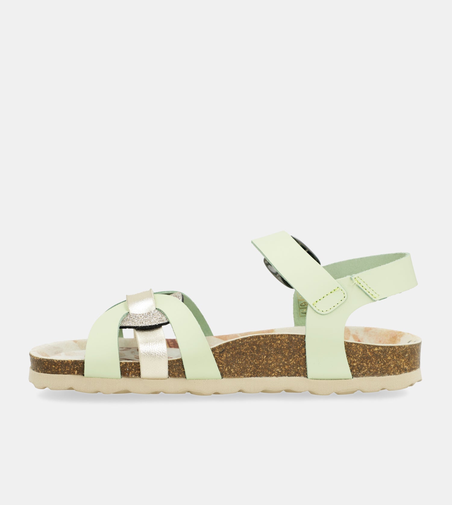 Sandalias tiras verde Memories