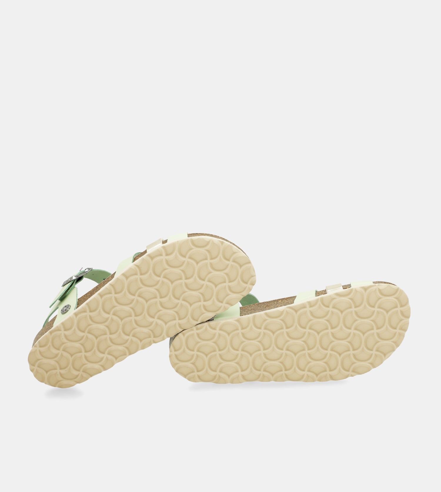 Sandalias tiras verde Memories