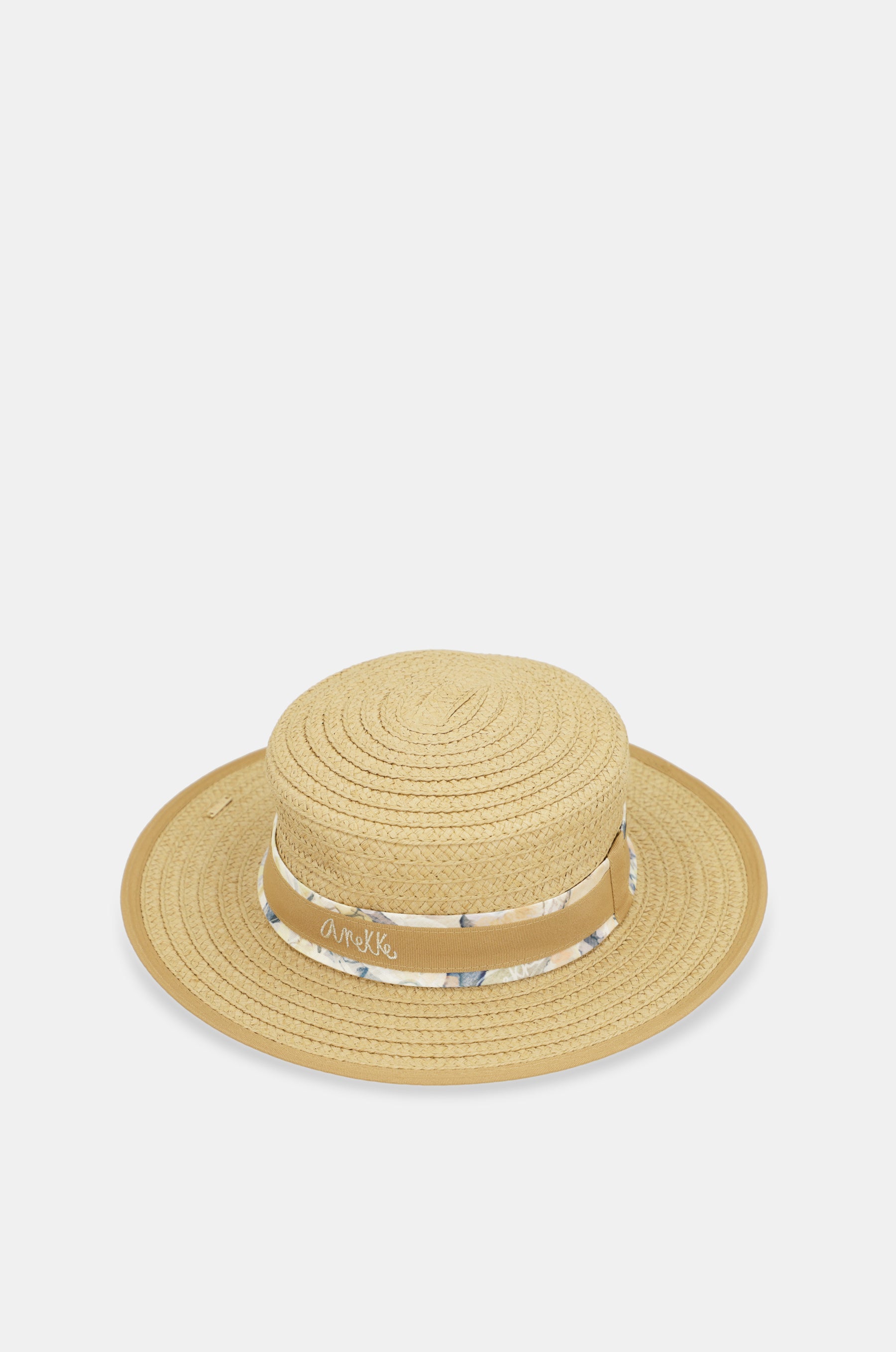 Sombrero de rafia beige