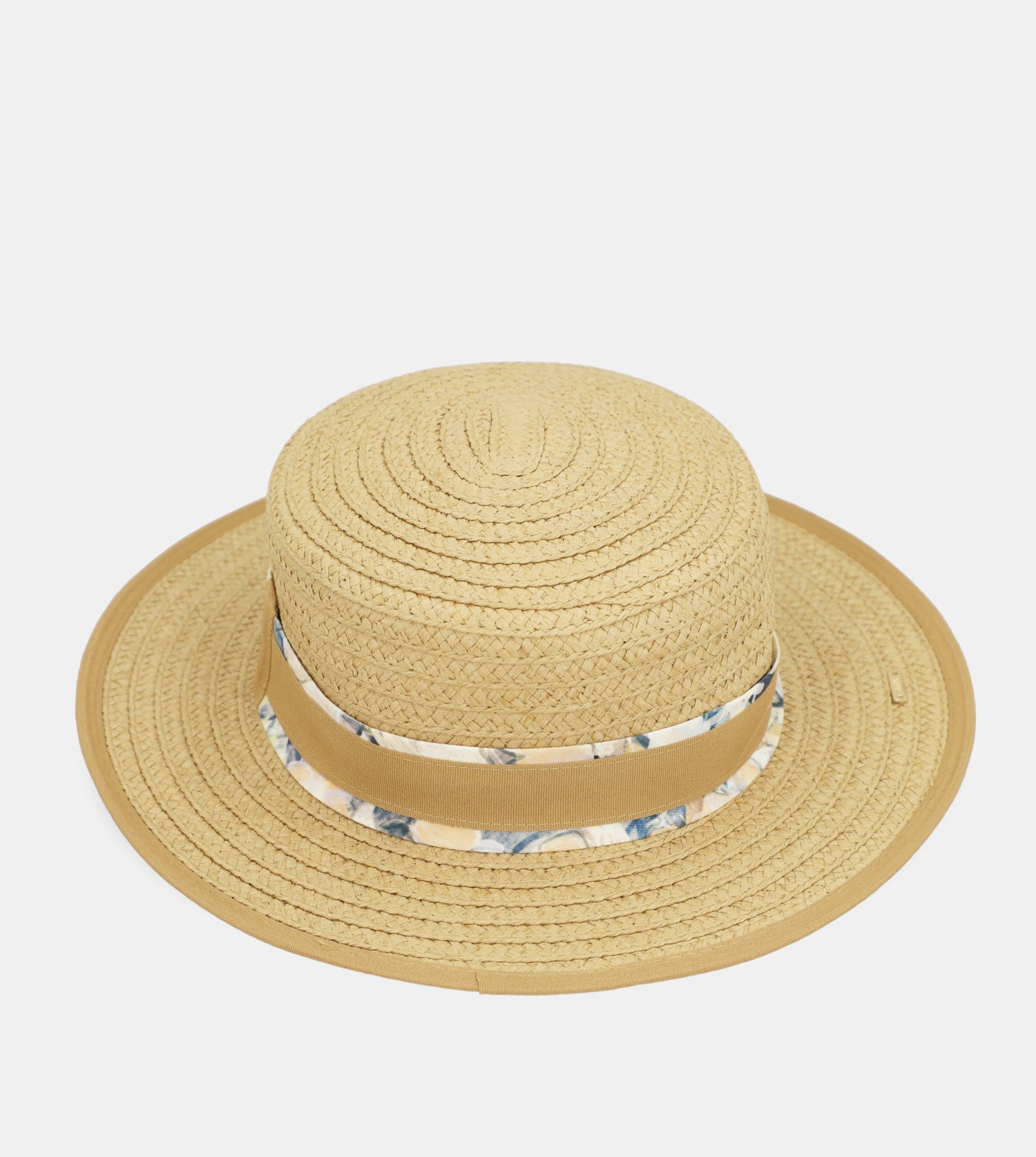 Sombrero de rafia beige