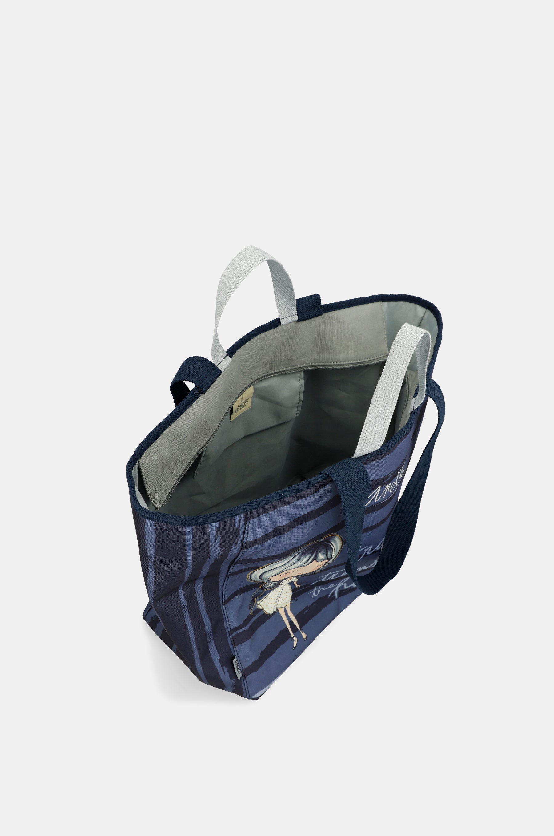 Bolso de playa grande azul