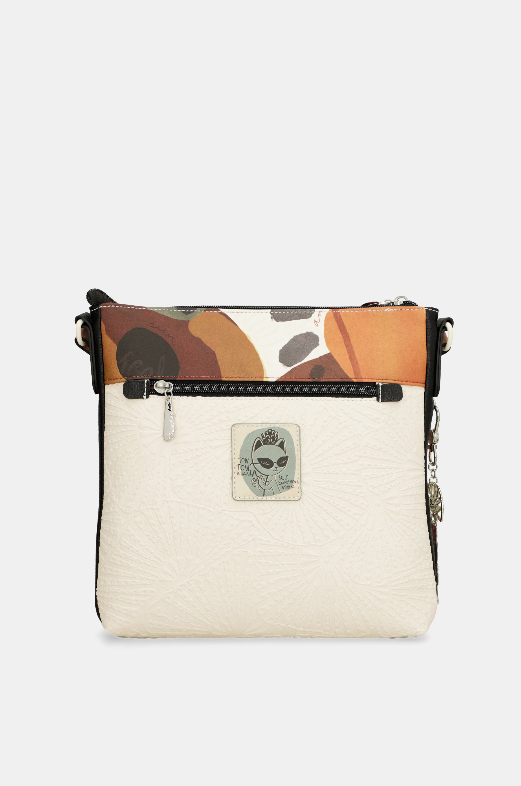 Bandolera con bolsillo frontal Alma