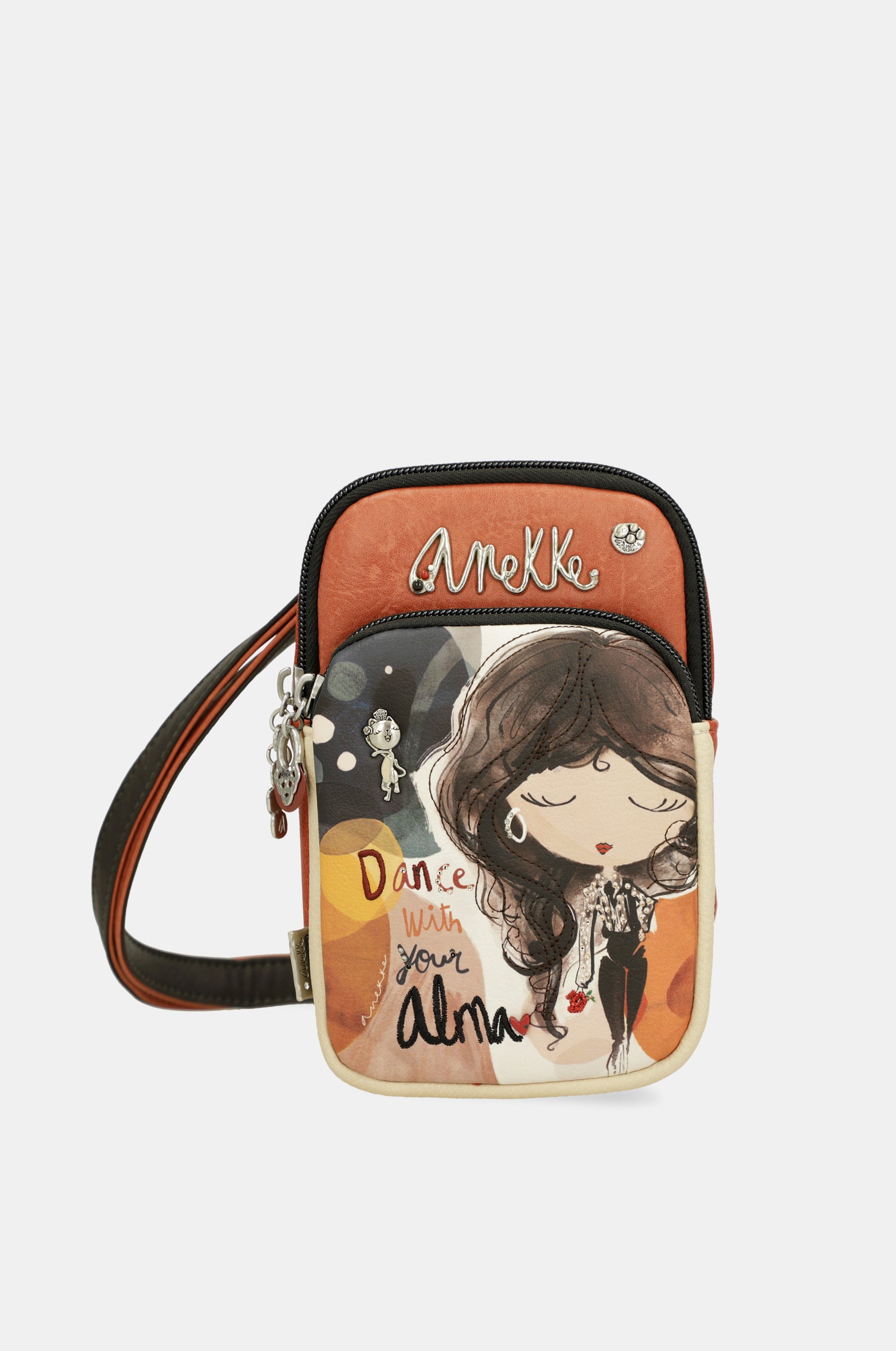 Mini bandolera con bolsillo Alma