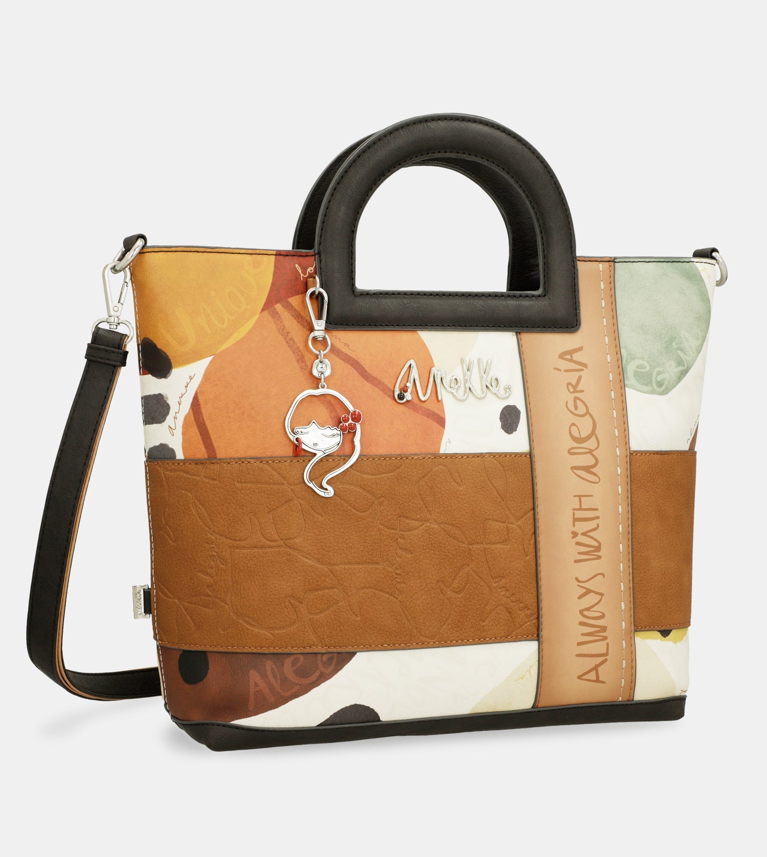 Bolso de mano con bandolera Alegría