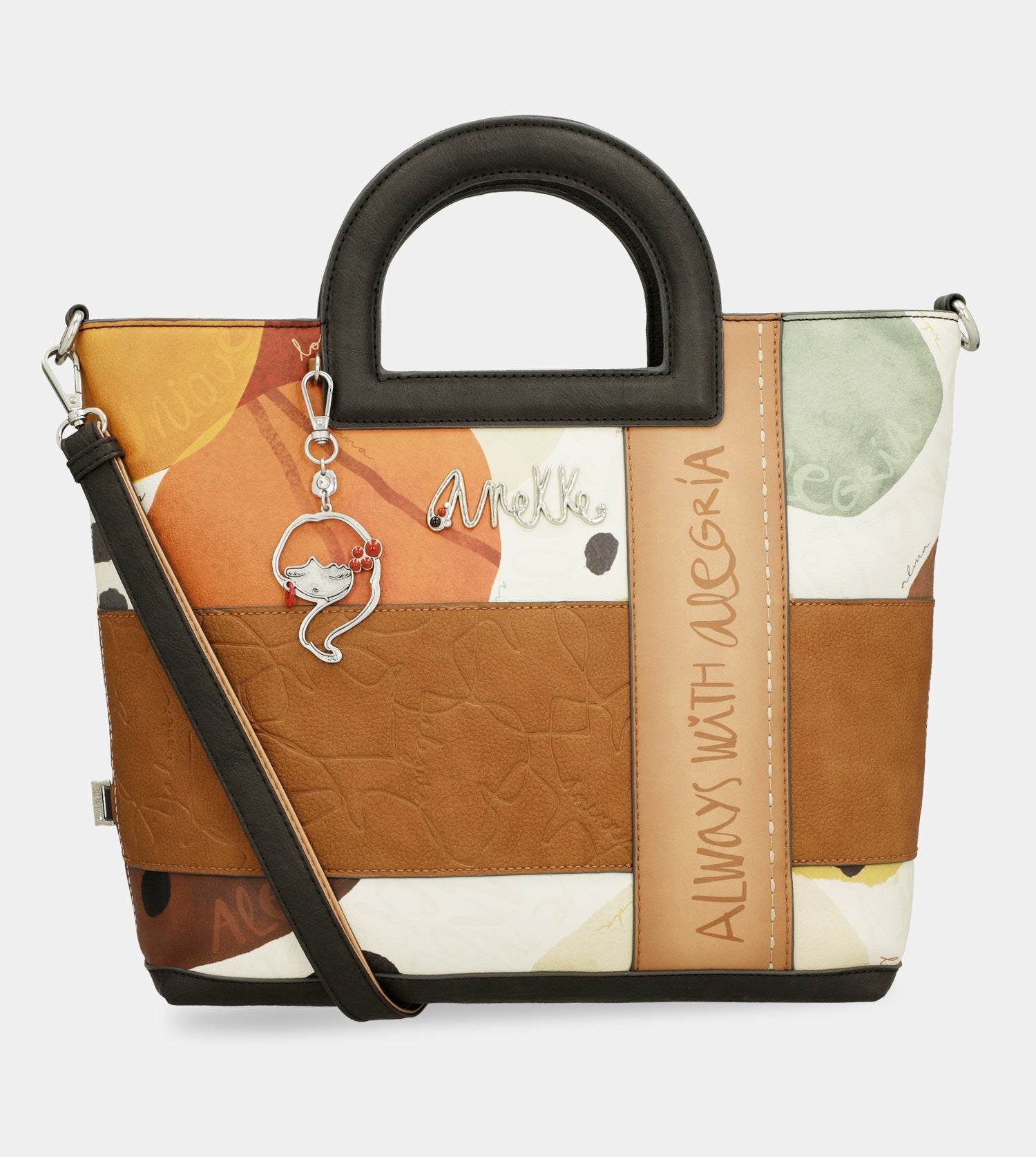 Bolso de mano con bandolera Alegría