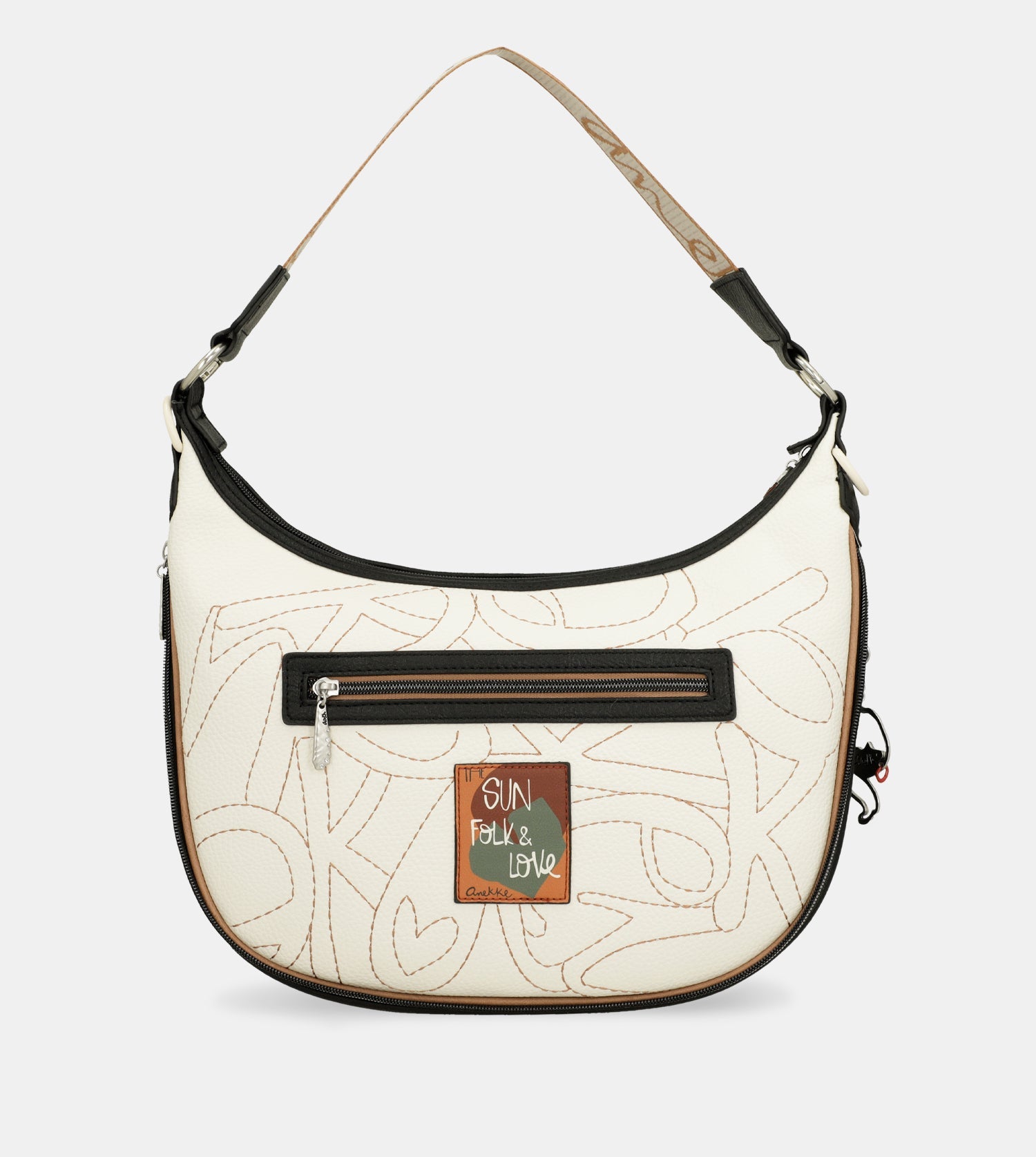 Bolso de hombro Lunares