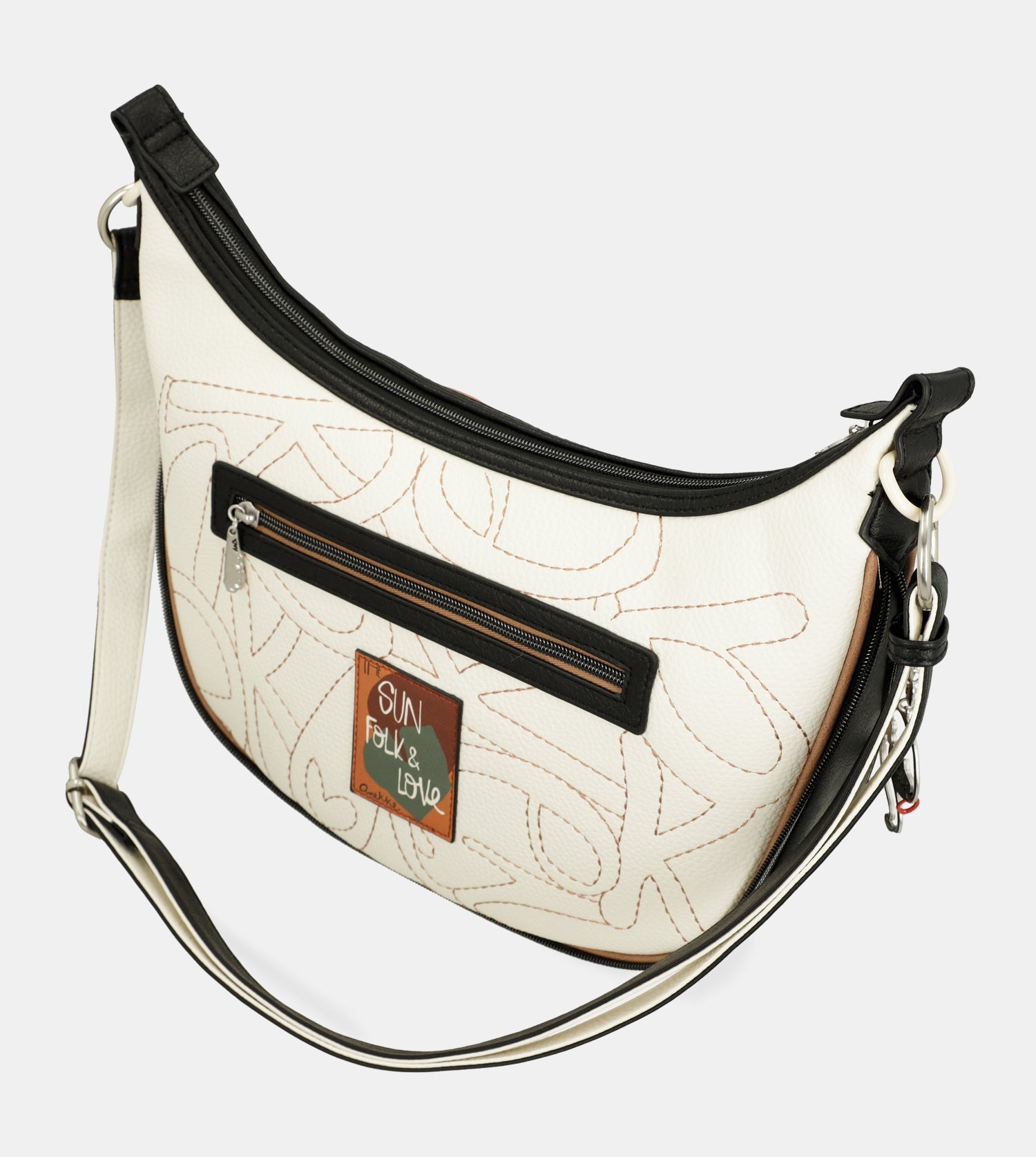 Bolso de hombro Lunares