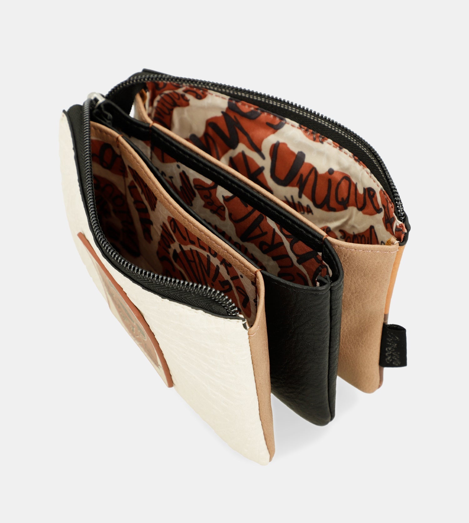 Monedero 3 compartimentos Lunares