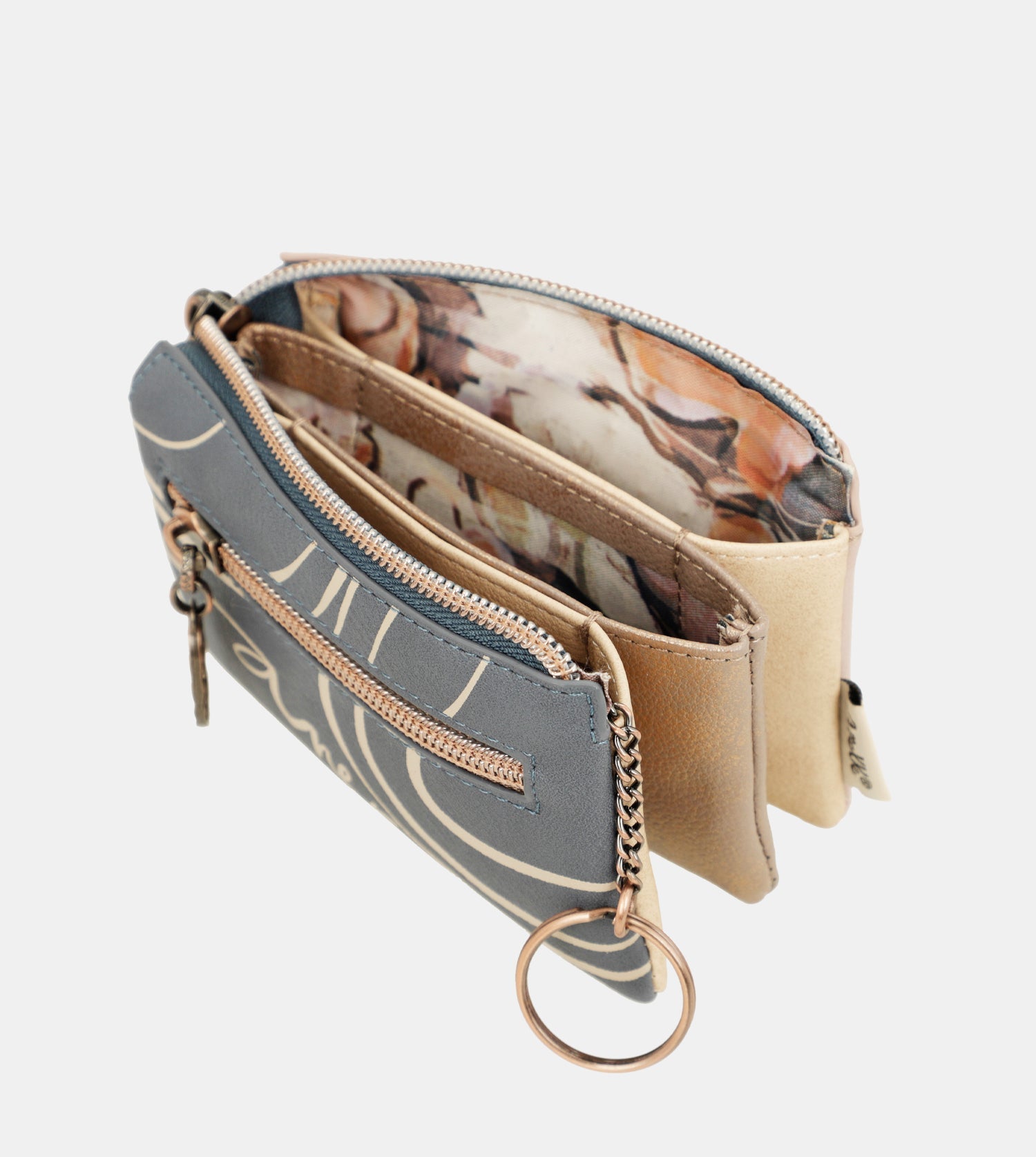 Monedero 3 compartimentos Whispers