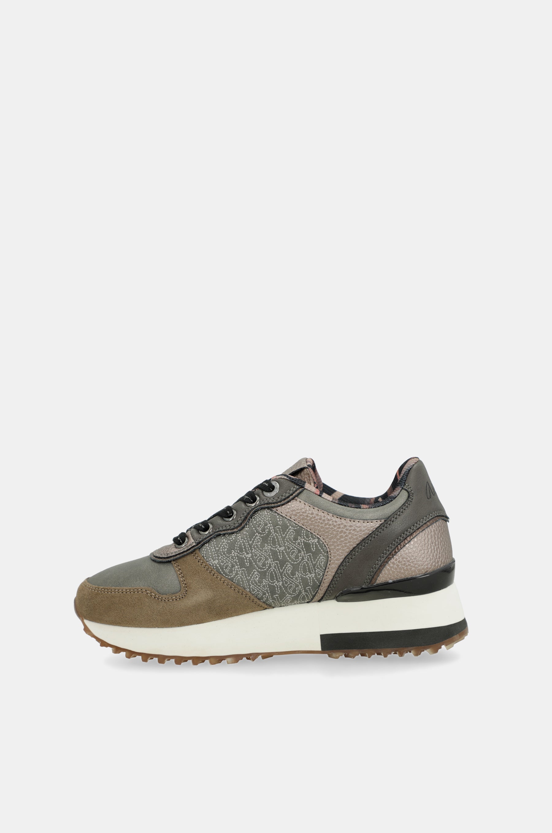 Deportivos plataforma taupe