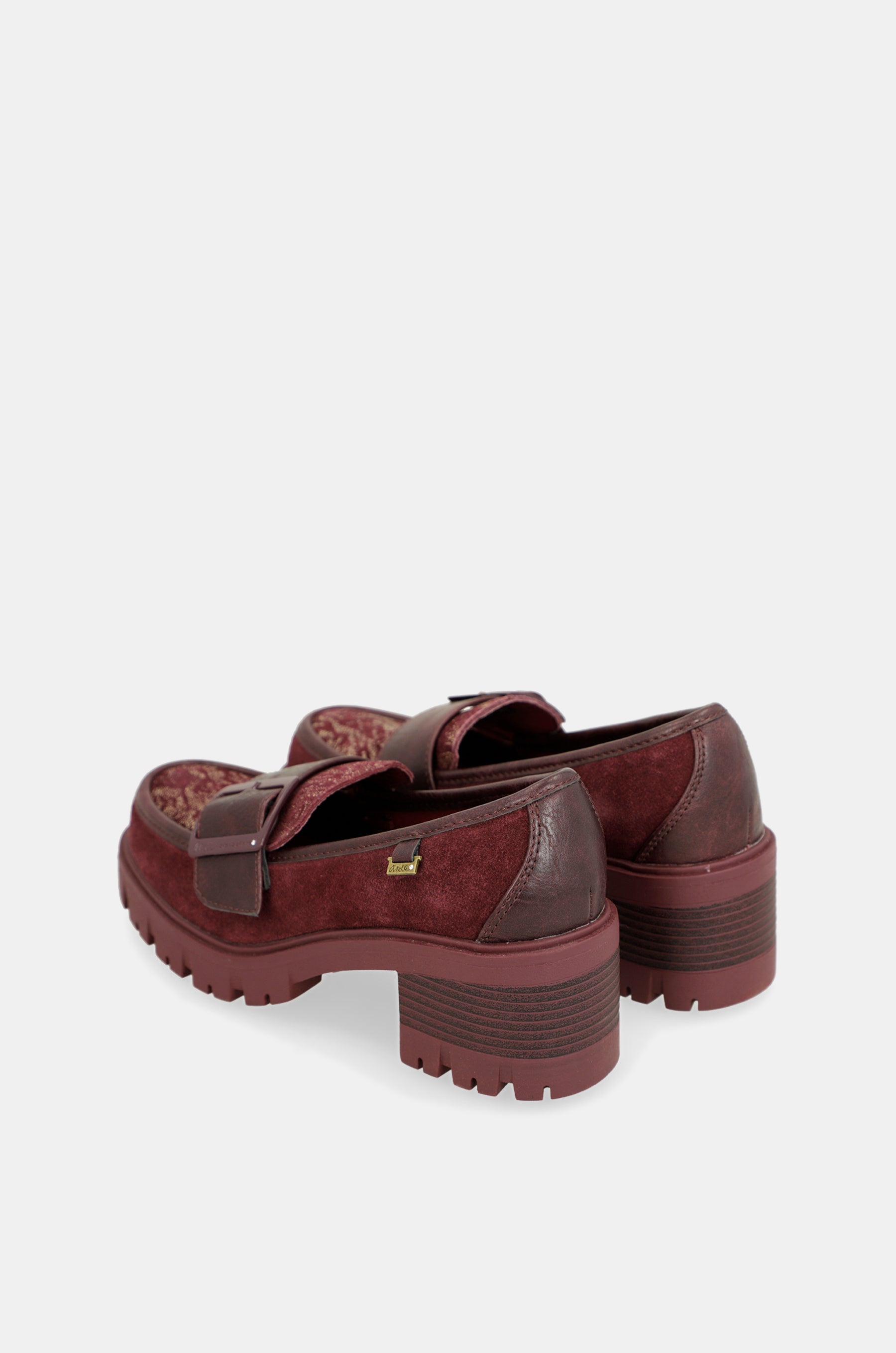 Mocasines burdeos