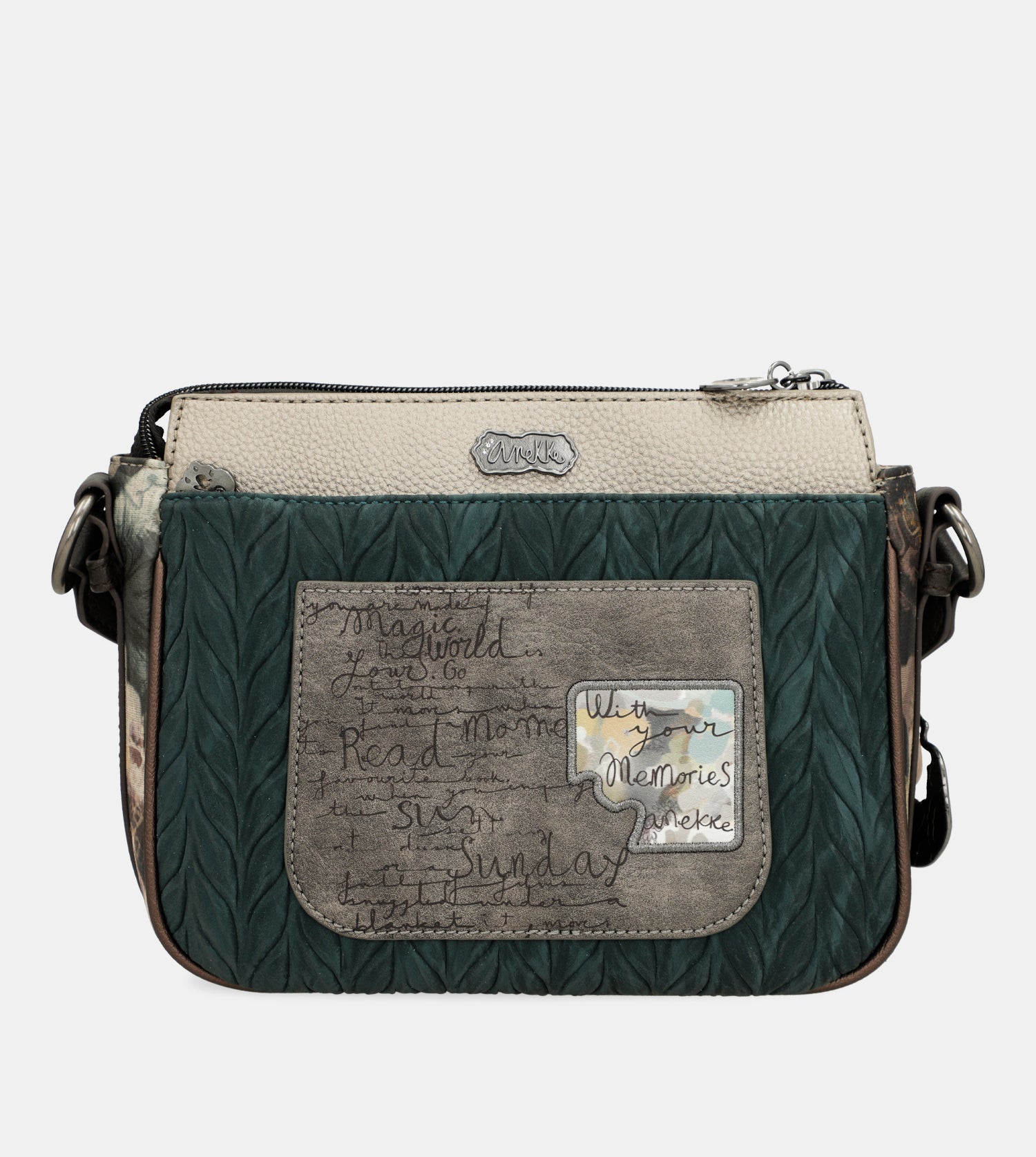 Bandolera mediana 3 compartimentos Real