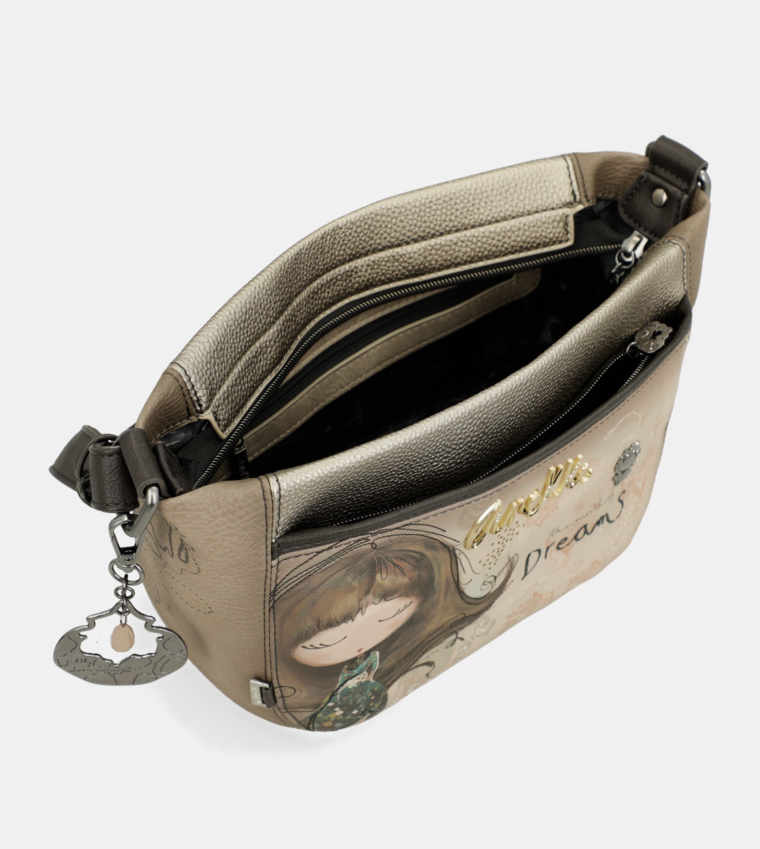 Bandolera pequeña ovalada Real