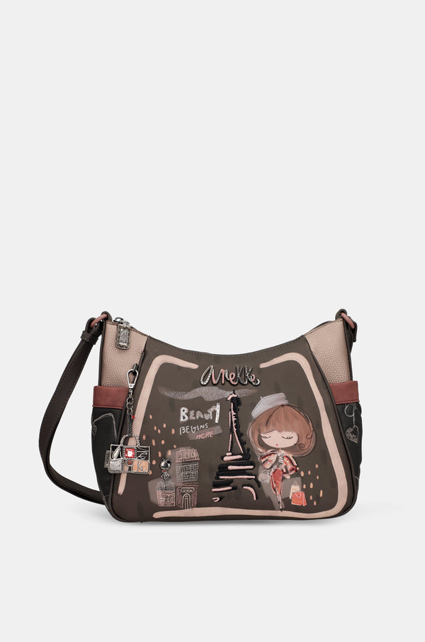 Bolso de hombro con bandolera grande Mademoiselle