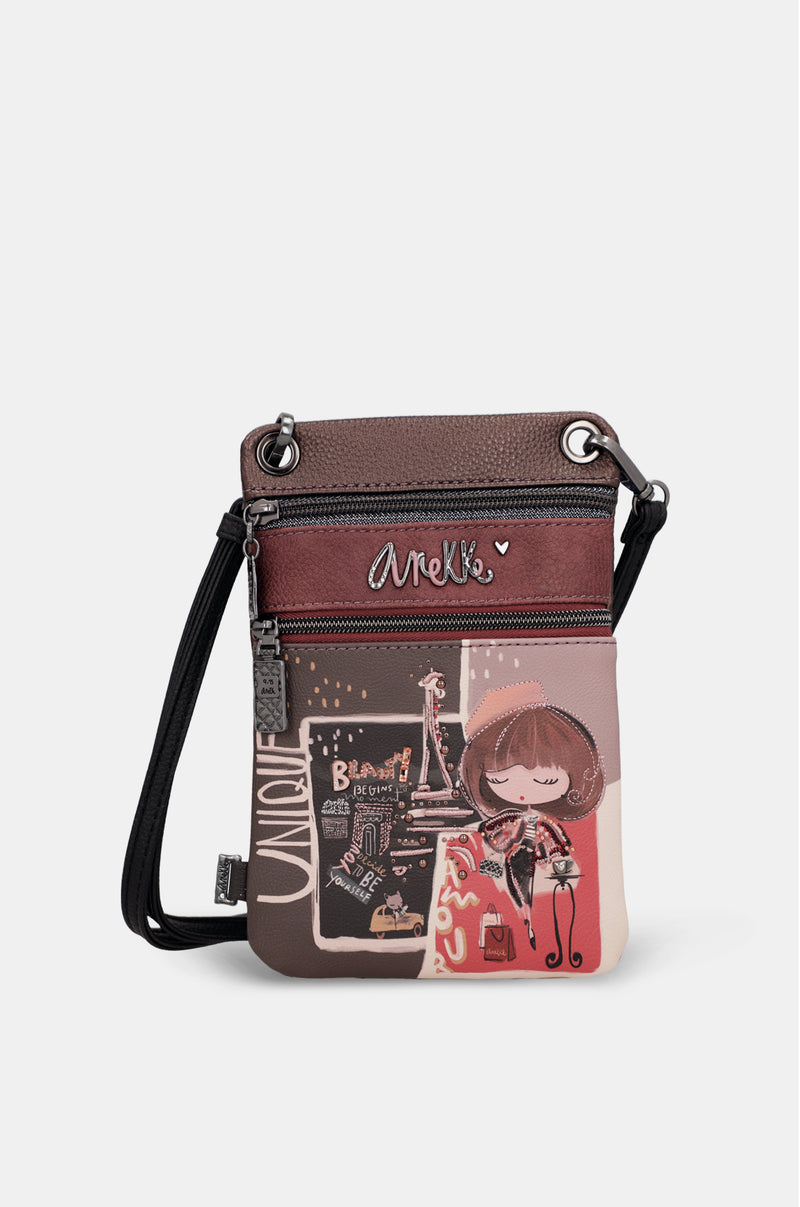 Mini bandolera 2 compartimentos Mademoiselle