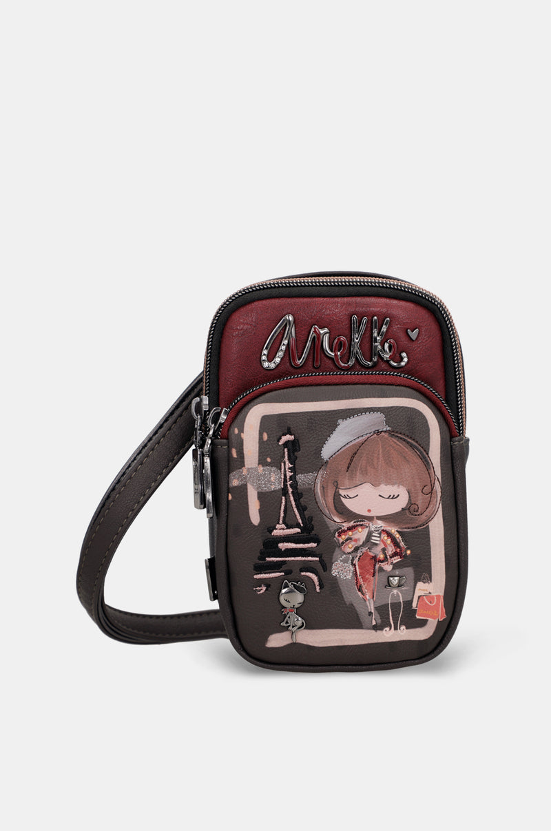 Mini bandolera con bolsillo Mademoiselle