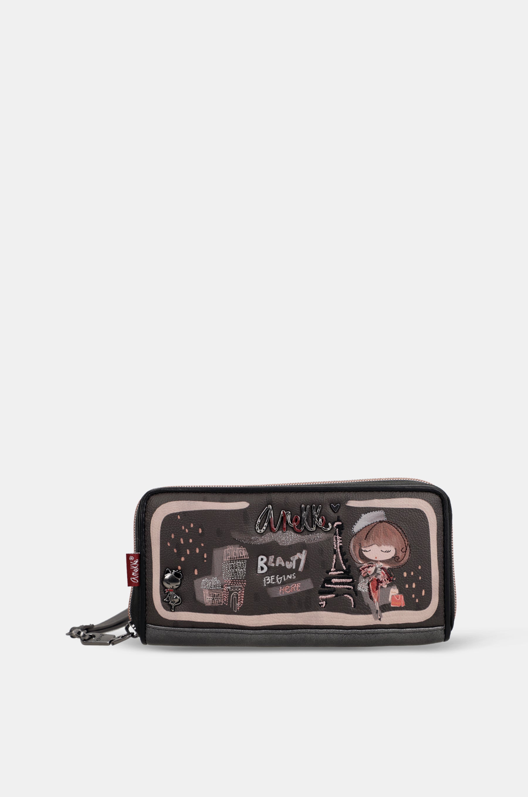 Billetero grande estampado RFID Mademoiselle