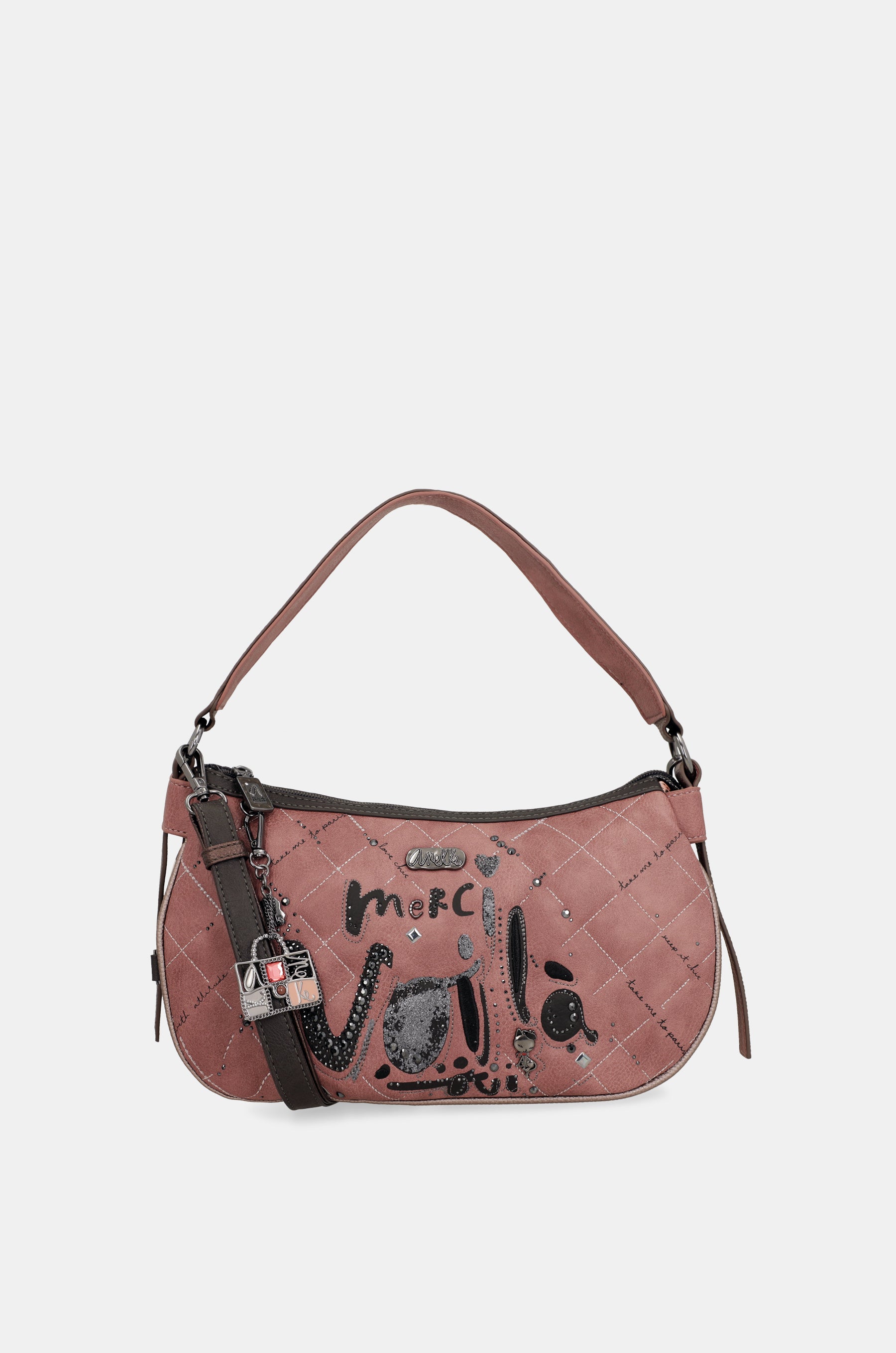 Bolso de hombro ovalado Parisian