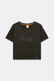 Camiseta de manga corta negra