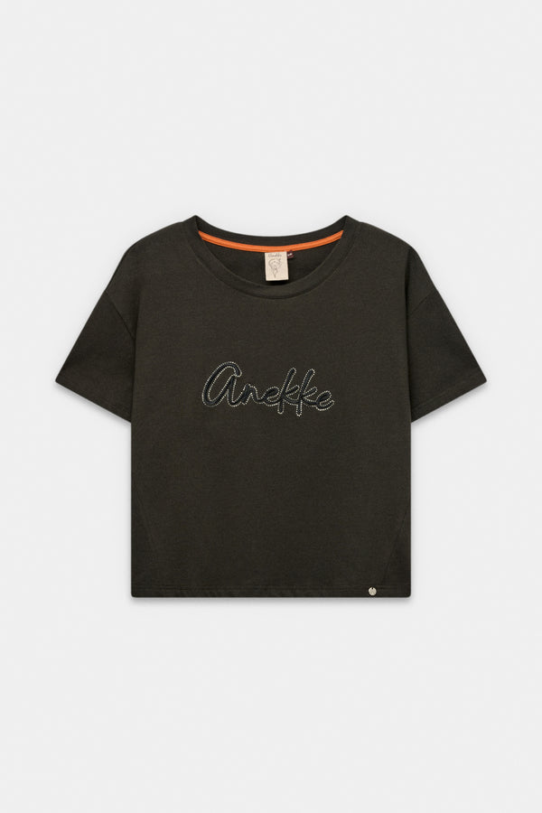 Camiseta de manga corta negra