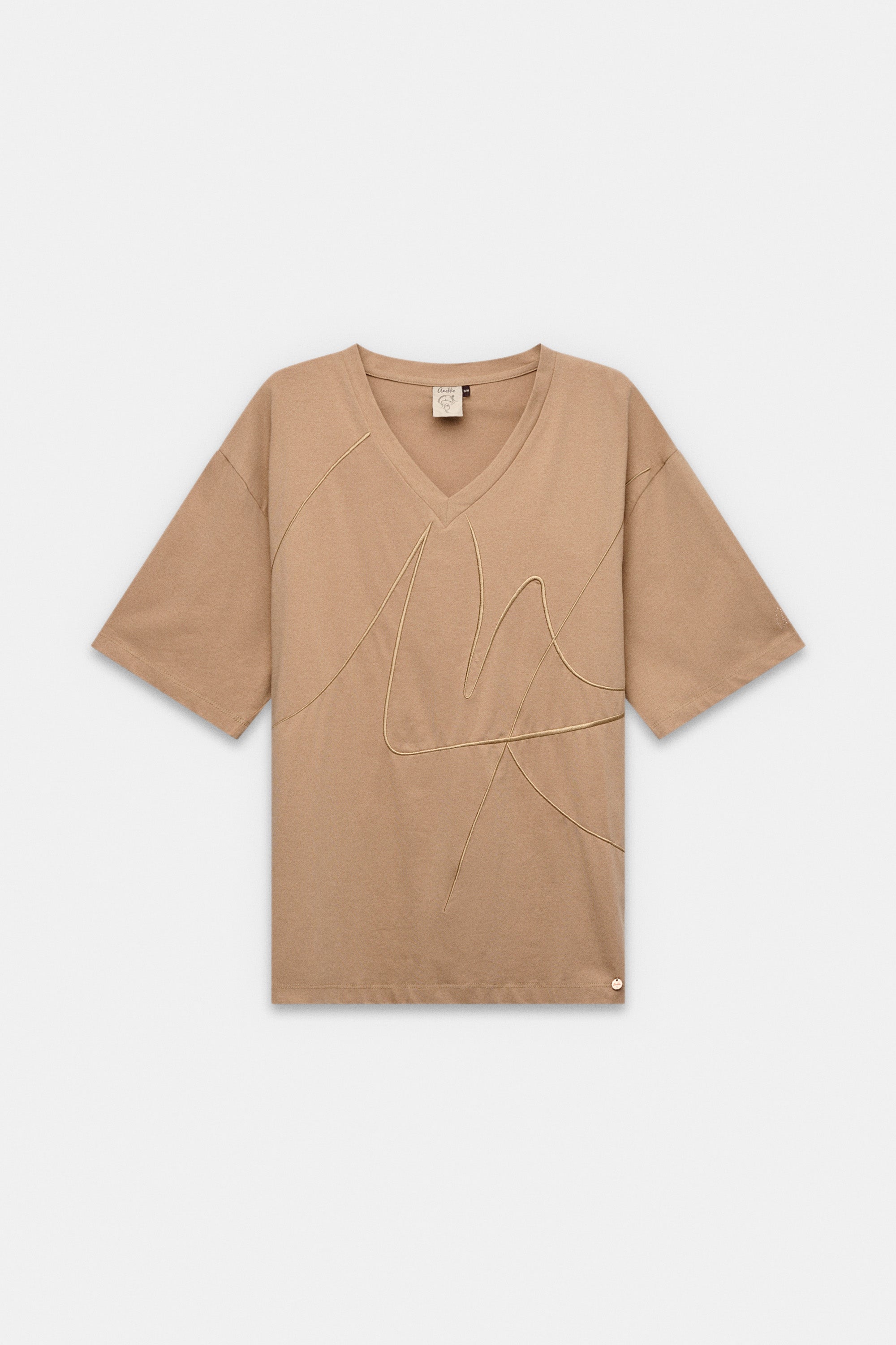 Camiseta beige
