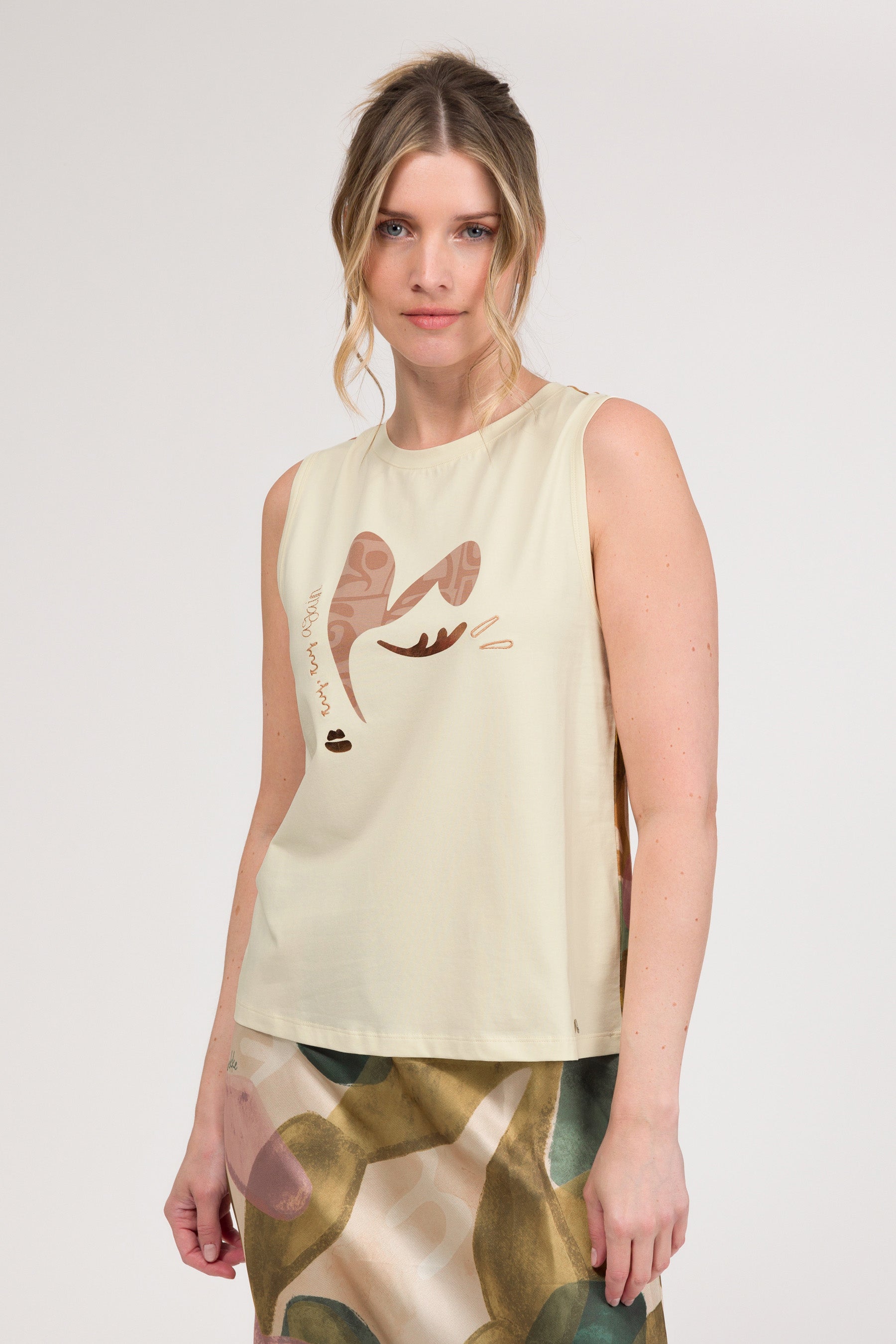 Camiseta sin mangas Bloom