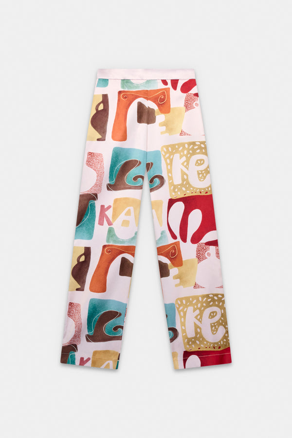 Pantalón estampado Amphora