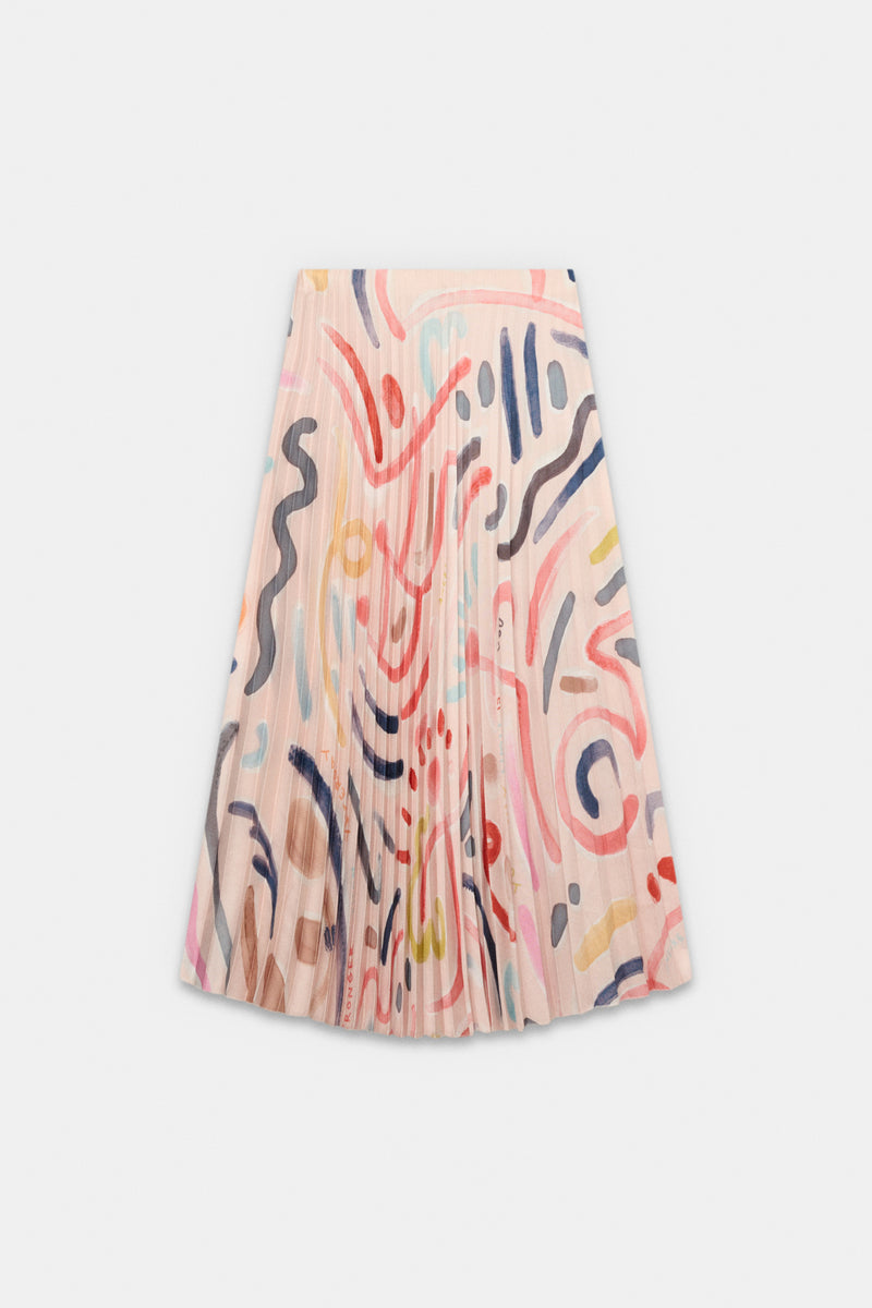 Falda plisada Olympia