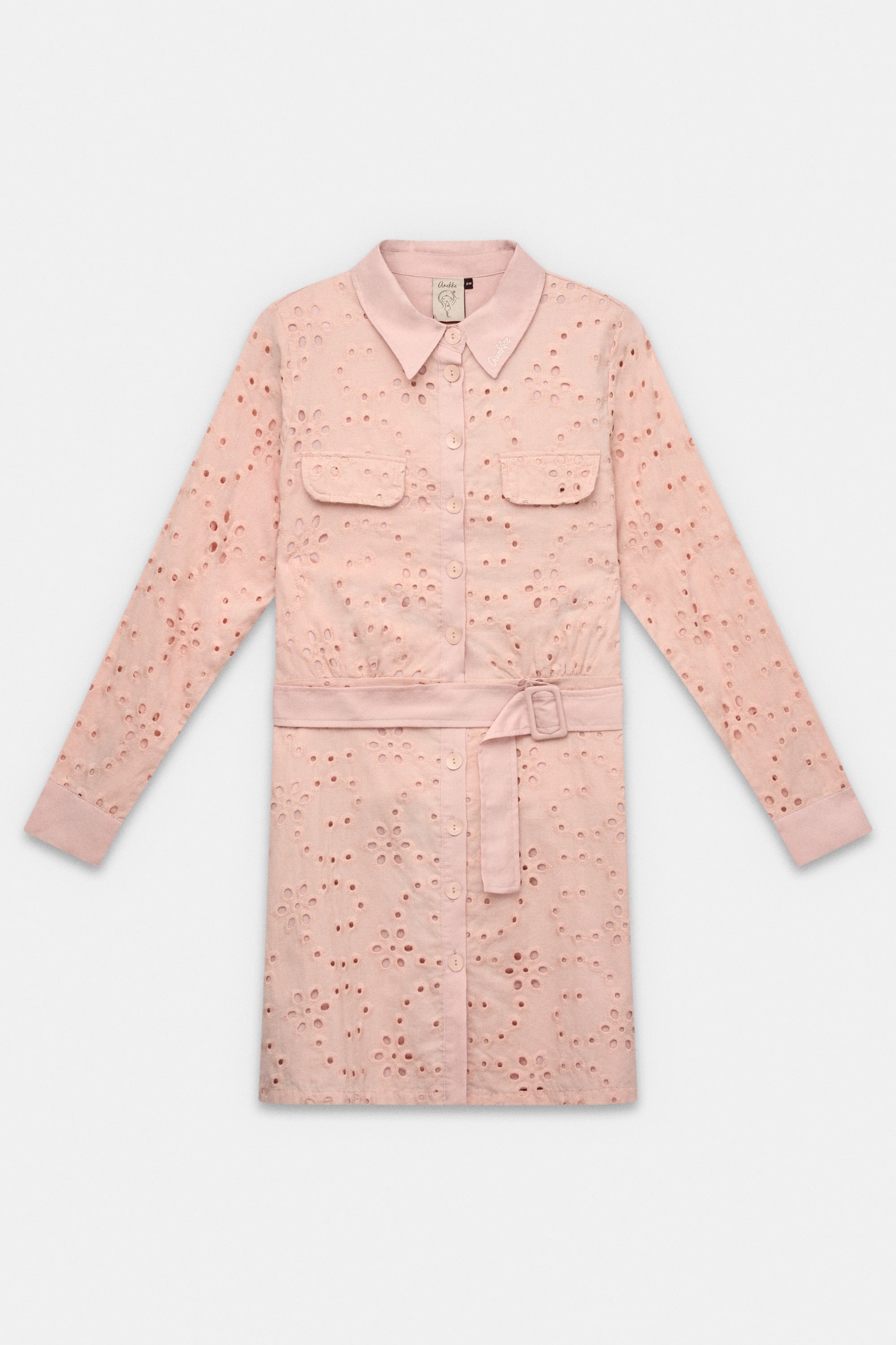 Vestido de manga larga