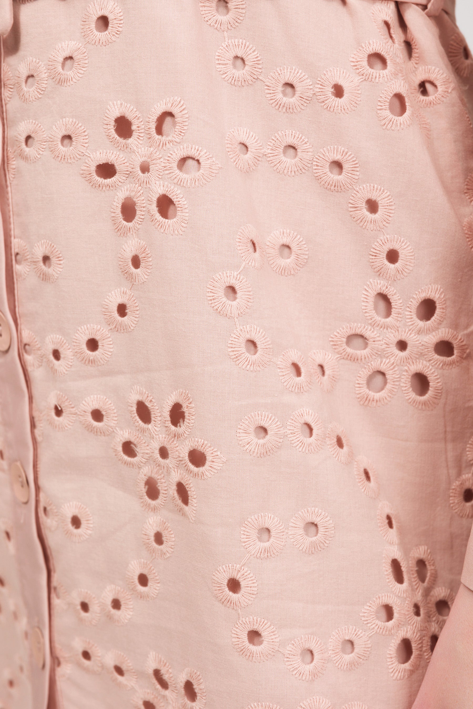 Vestido de manga larga rosa