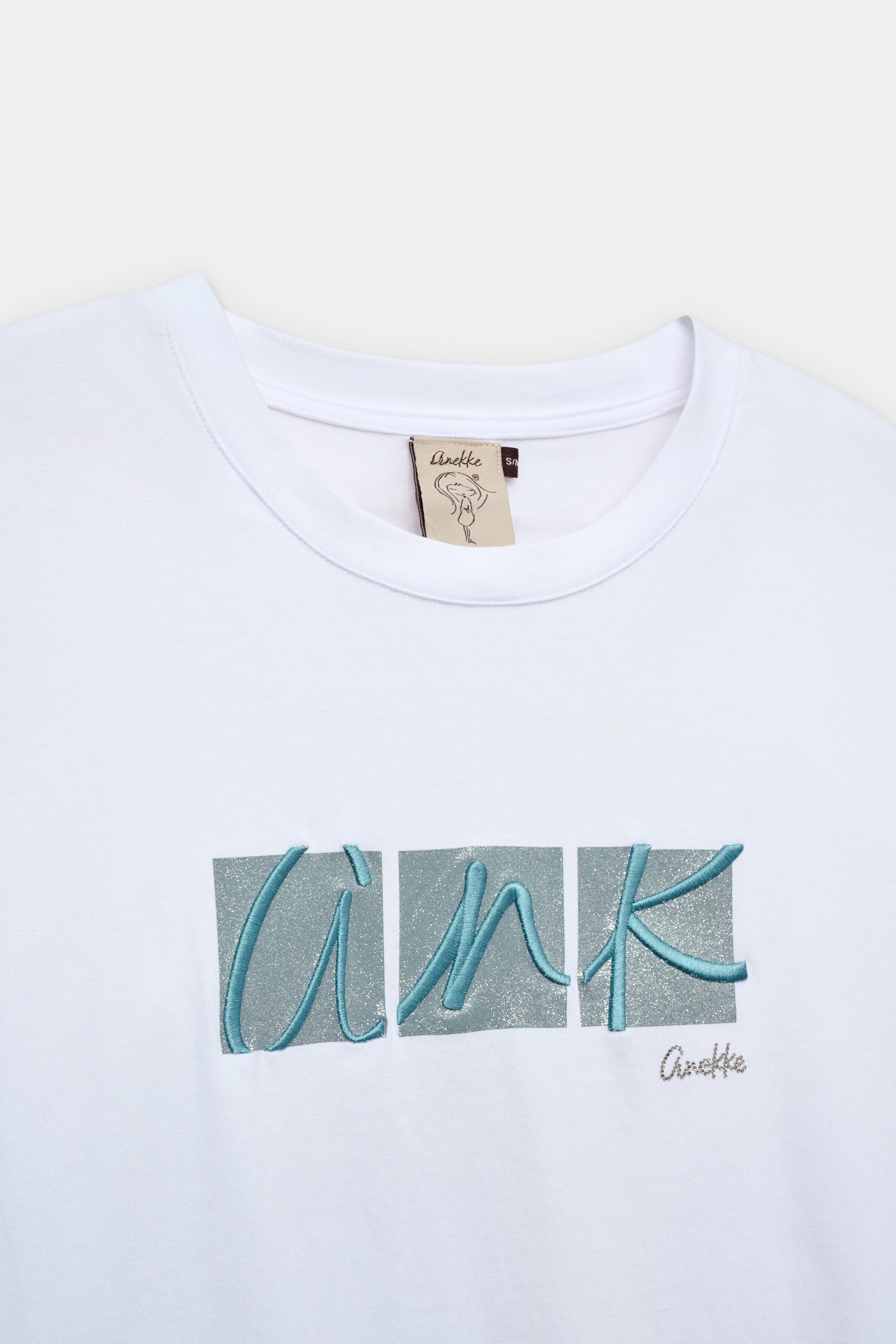 Camiseta de manga corta blanca