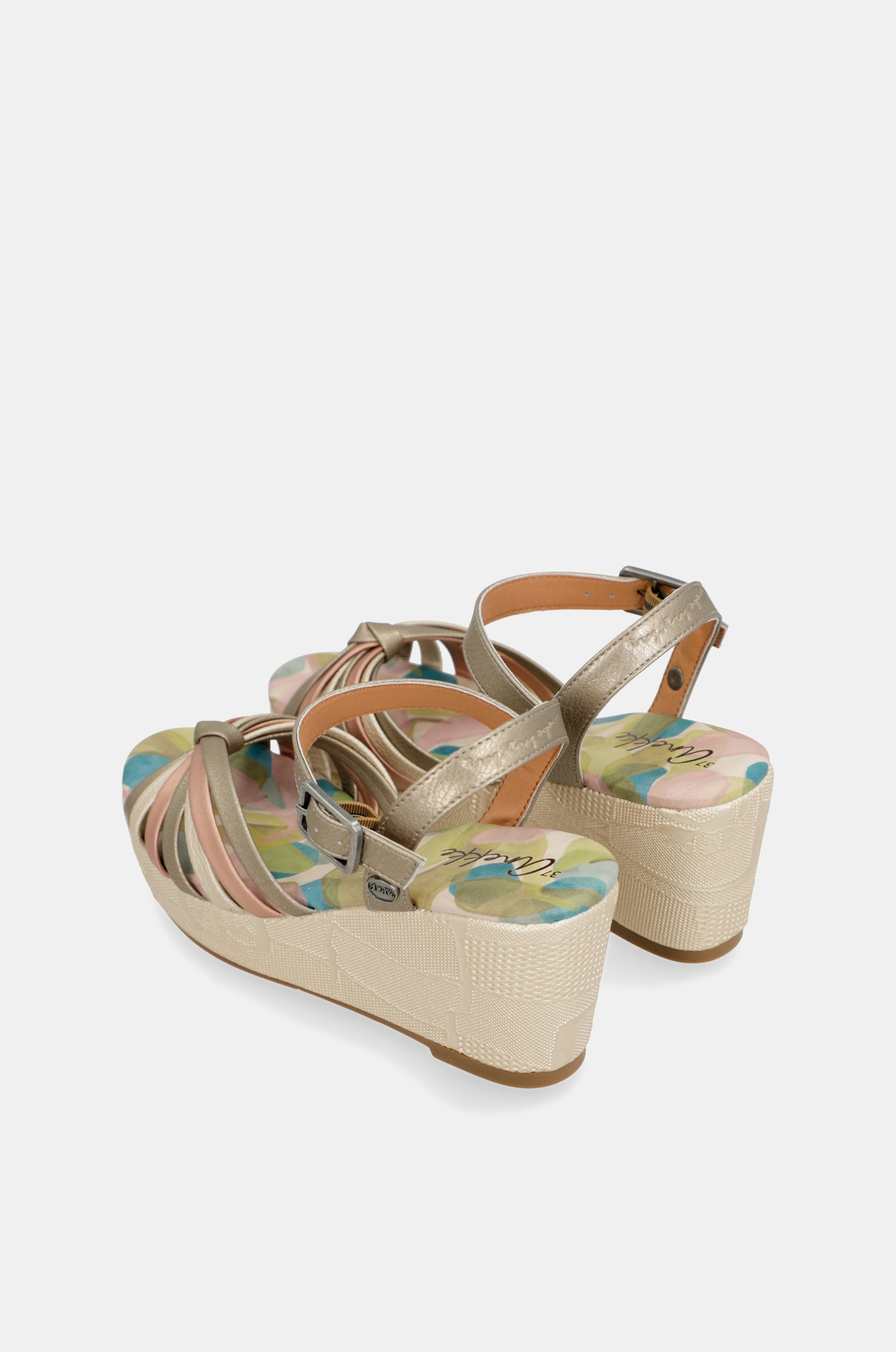 Sandalias cruzadas estampadas Bloom