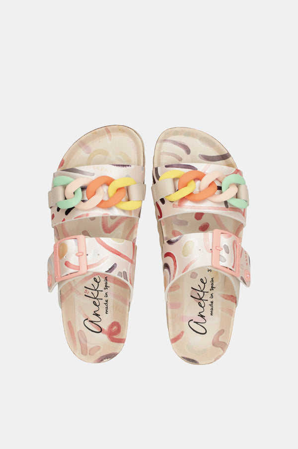 Sandalias bio con eslabones Olympia