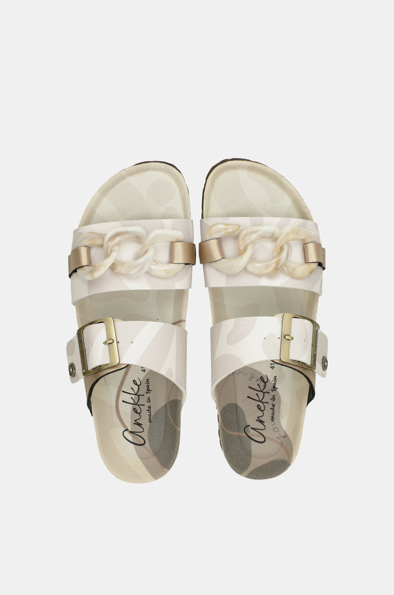 Sandalias bio beige Gaia