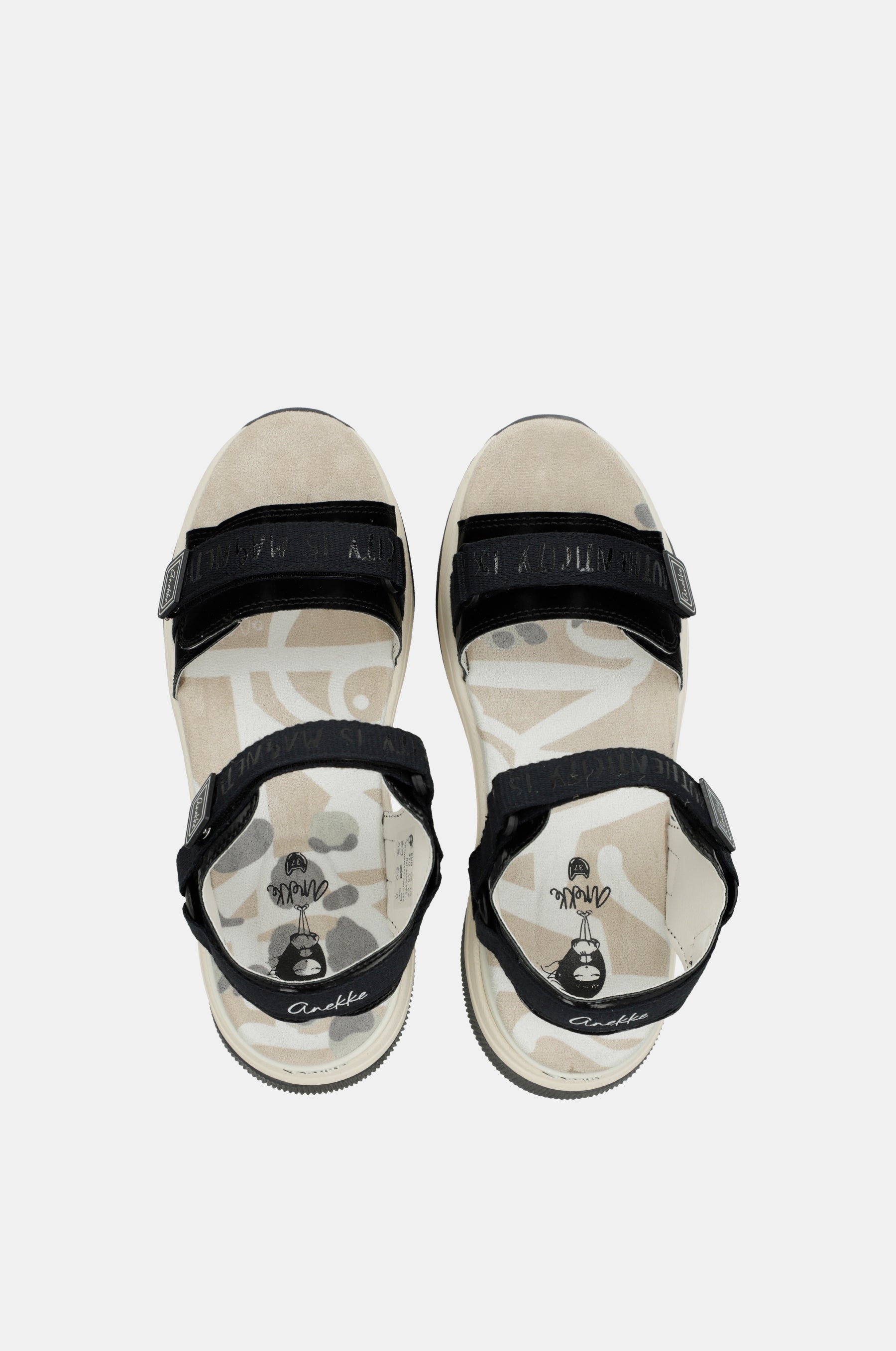 Sandalias deportivas negras