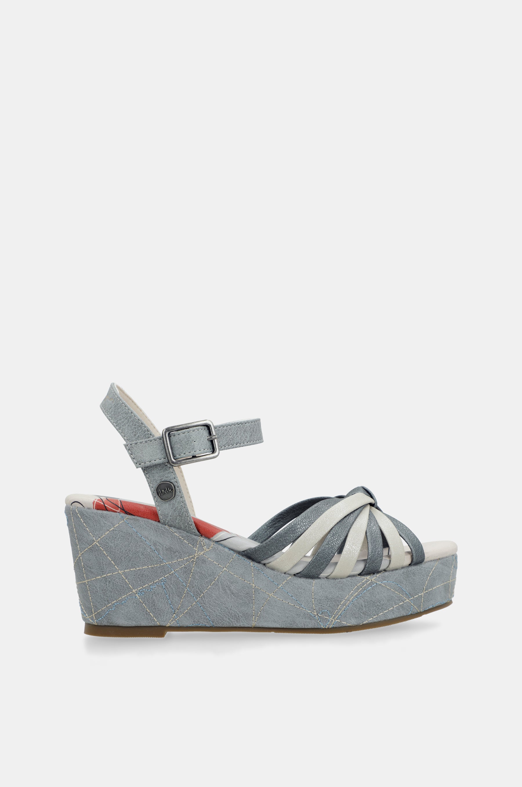 Sandalias cruzadas azul Auralis