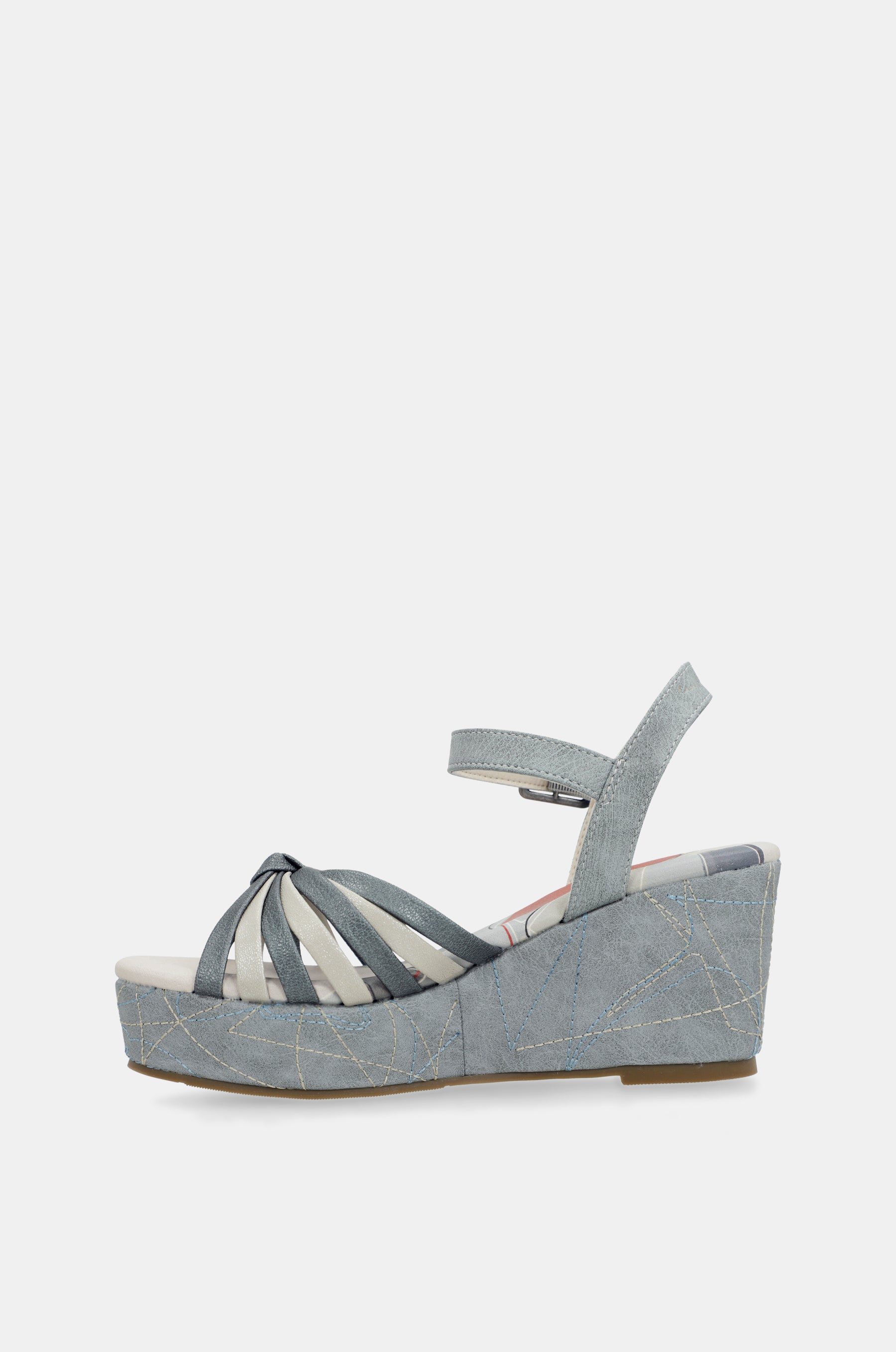 Sandalias cruzadas azul Auralis