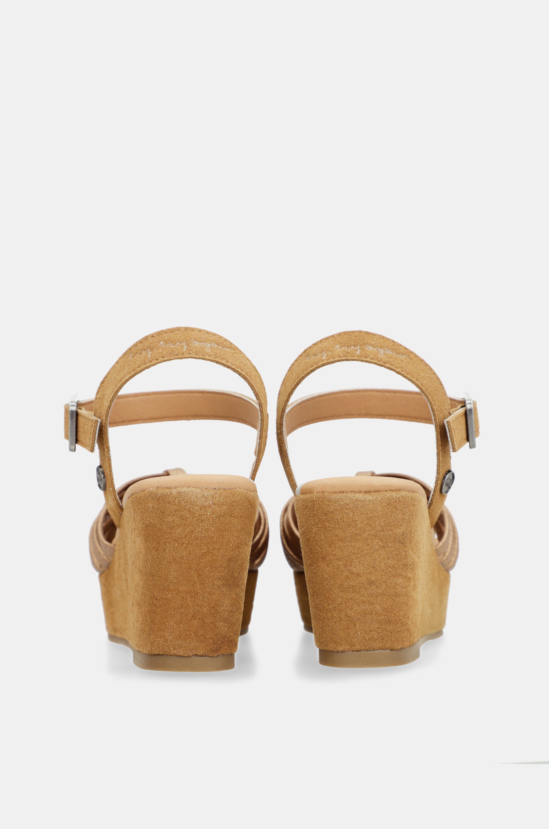 Sandalias cruzadas color canela Gaia