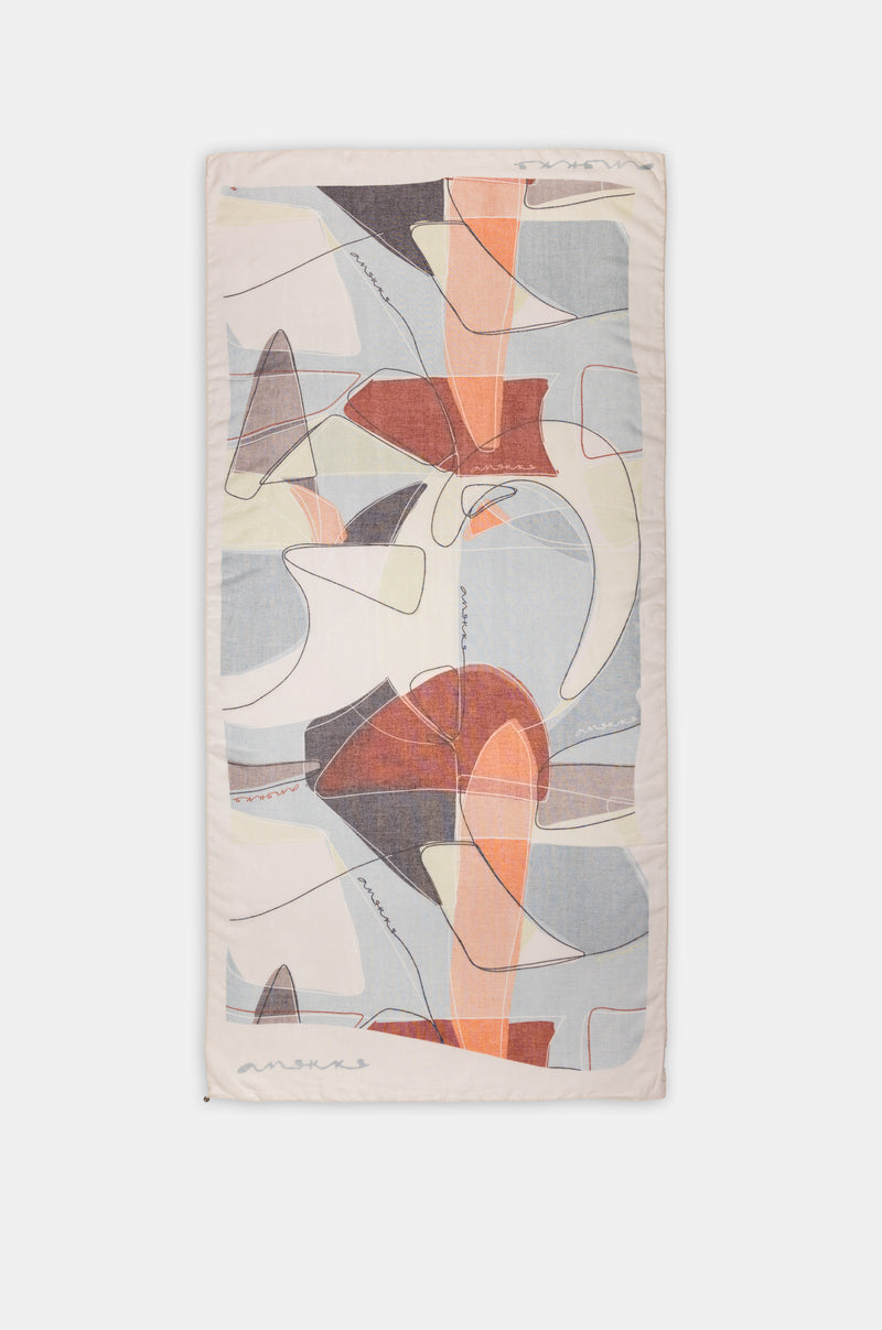 Pañuelo estampado largo Auralis
