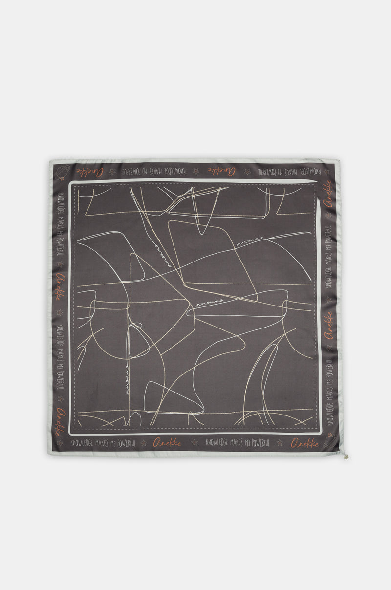 Pañuelo cuadrado estampado Auralis