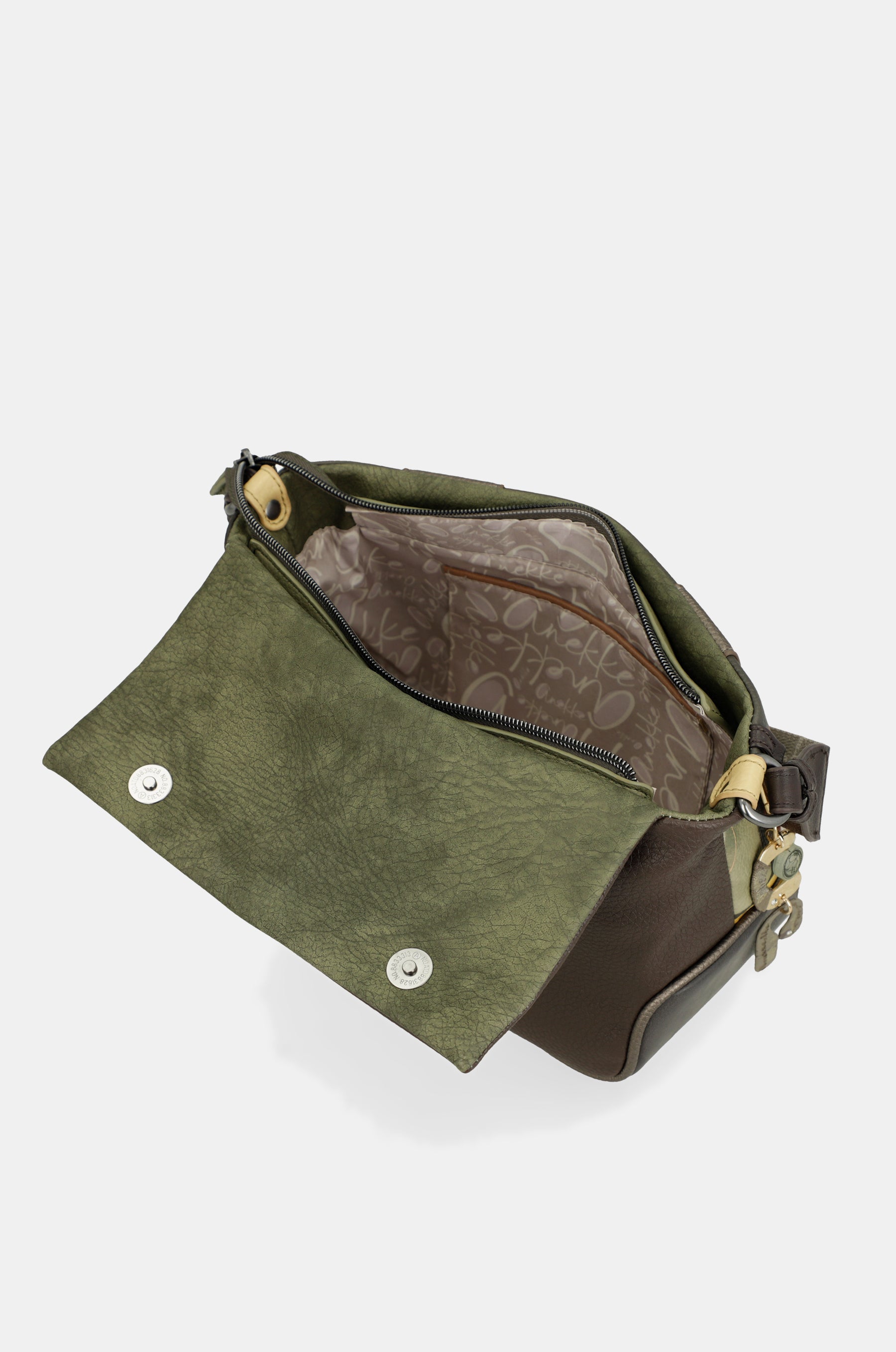 Bandolera con solapa estampada Amphora