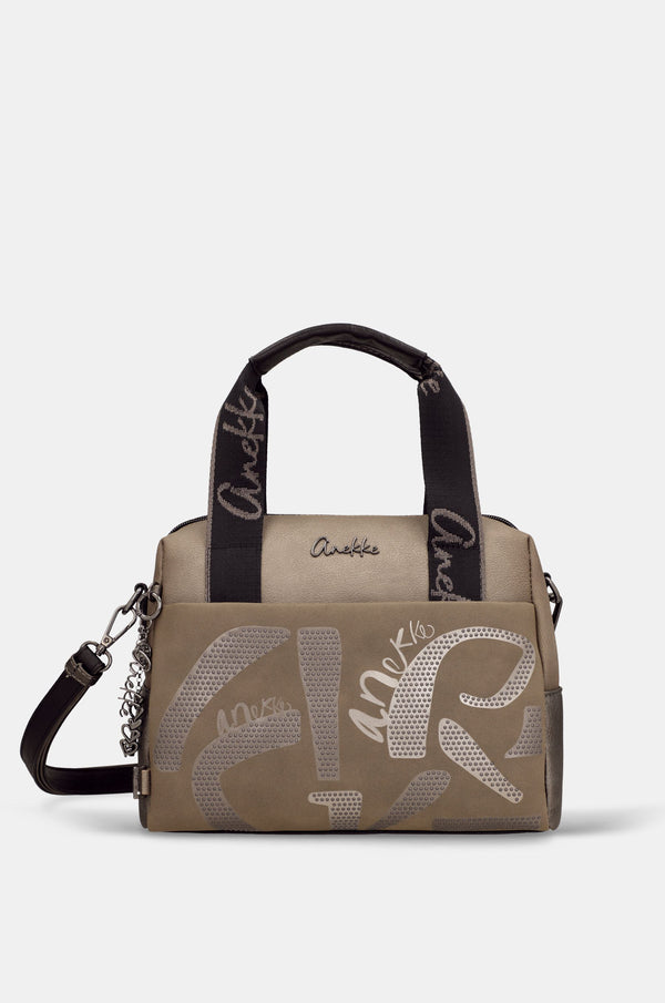 Bolso de asa Taupe